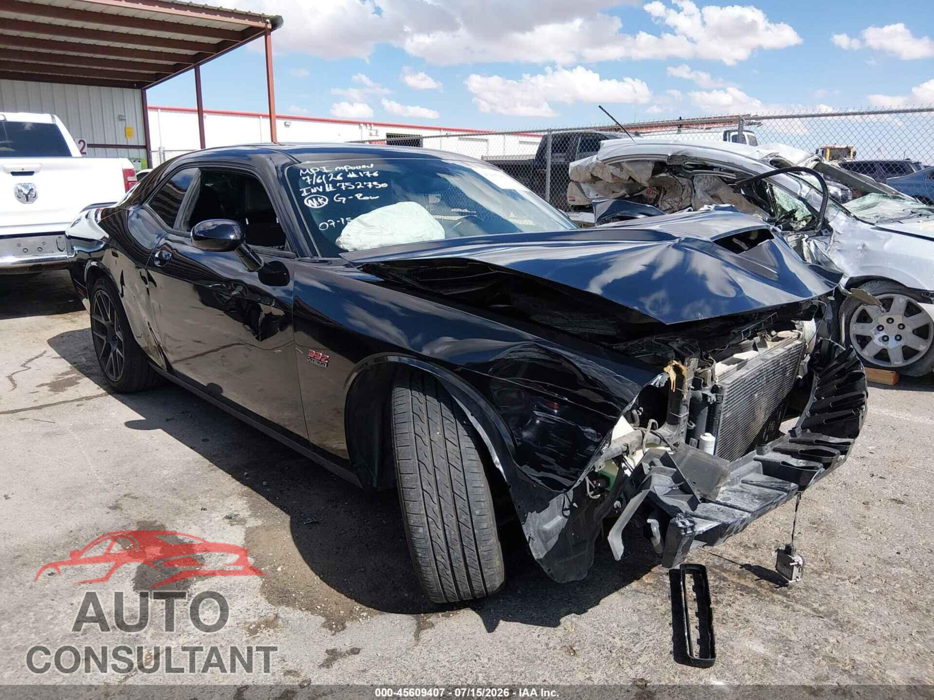 DODGE CHALLENGER 2015 - 2C3CDZDJ6FH720808
