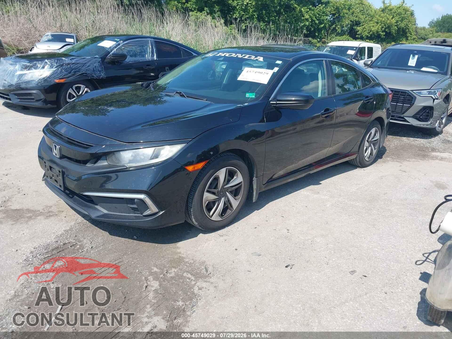 HONDA CIVIC 2019 - 2HGFC2F66KH509468