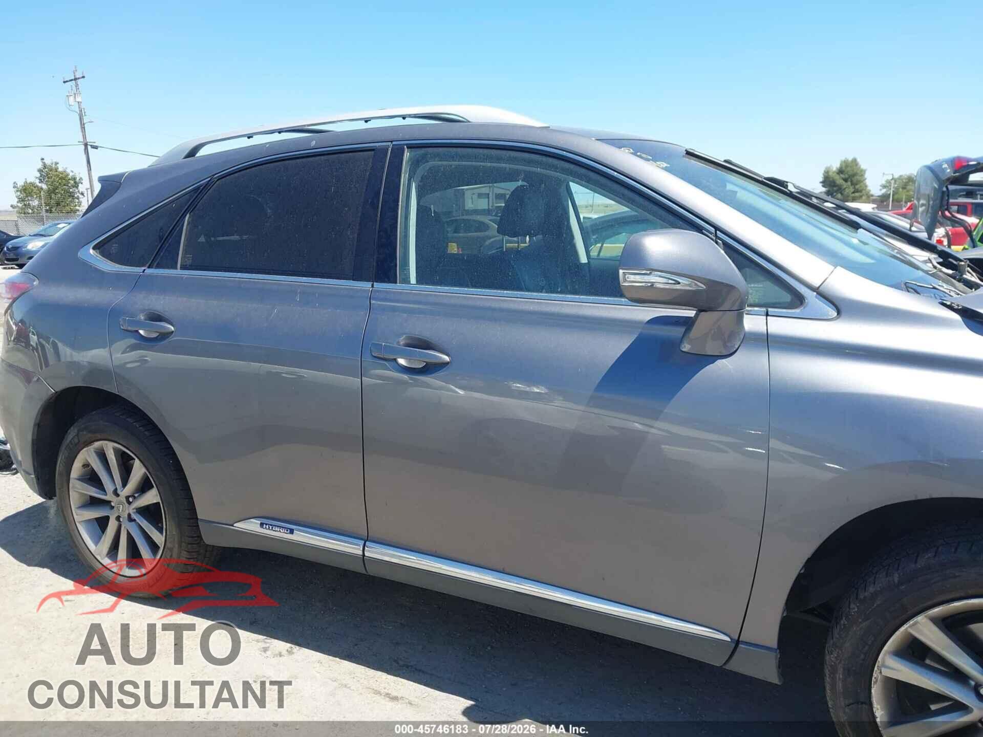 LEXUS RX 450H 2013 - JTJBC1BA8D2066511