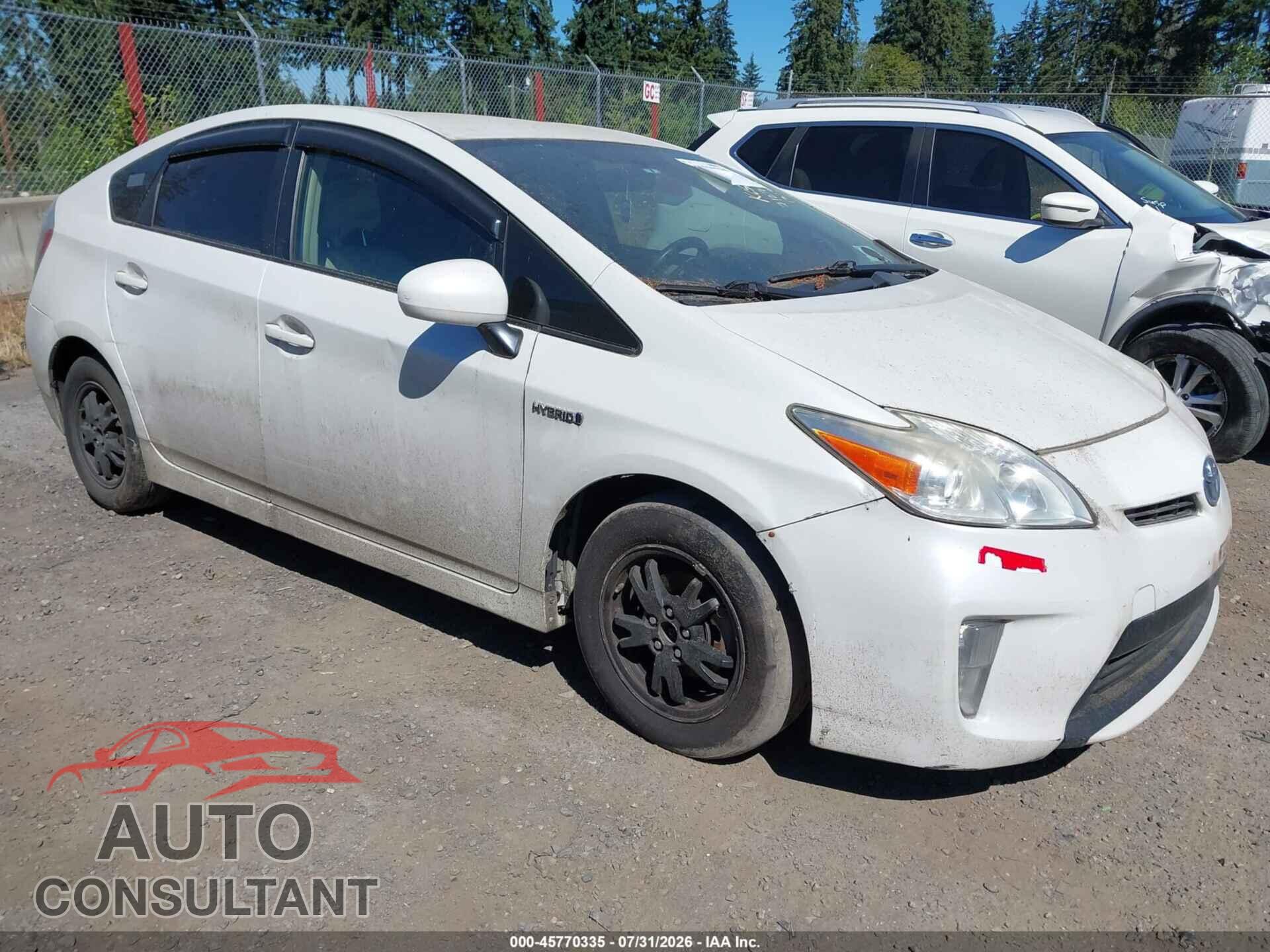 TOYOTA PRIUS 2014 - JTDKN3DU4E0385031