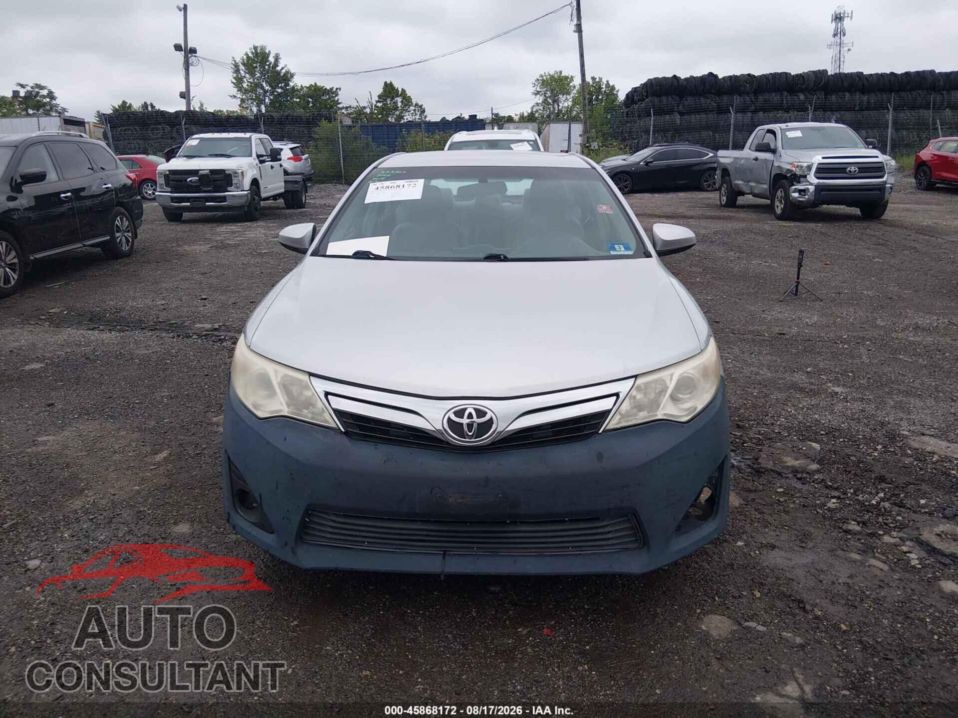 TOYOTA CAMRY 2014 - 4T4BF1FK0ER376821