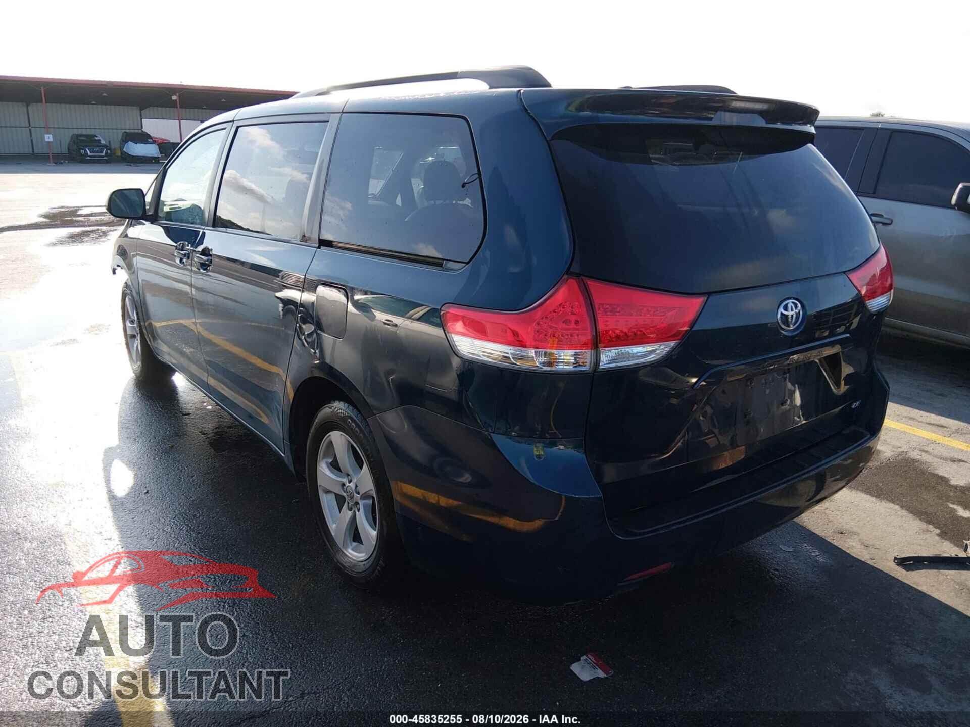 TOYOTA SIENNA 2012 - 5TDKA3DC1CS011909