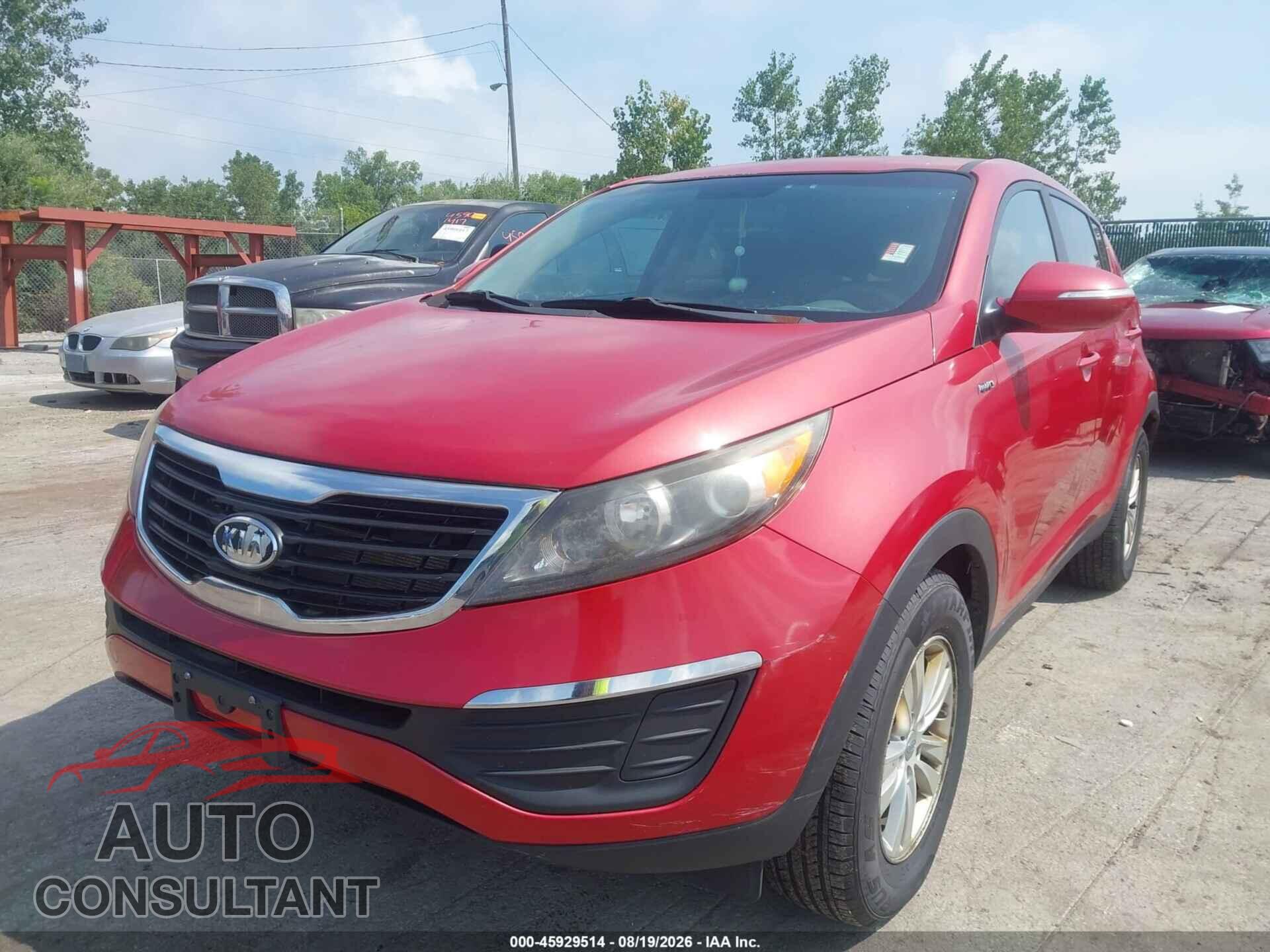 KIA SPORTAGE 2011 - KNDPBCA28B7098571