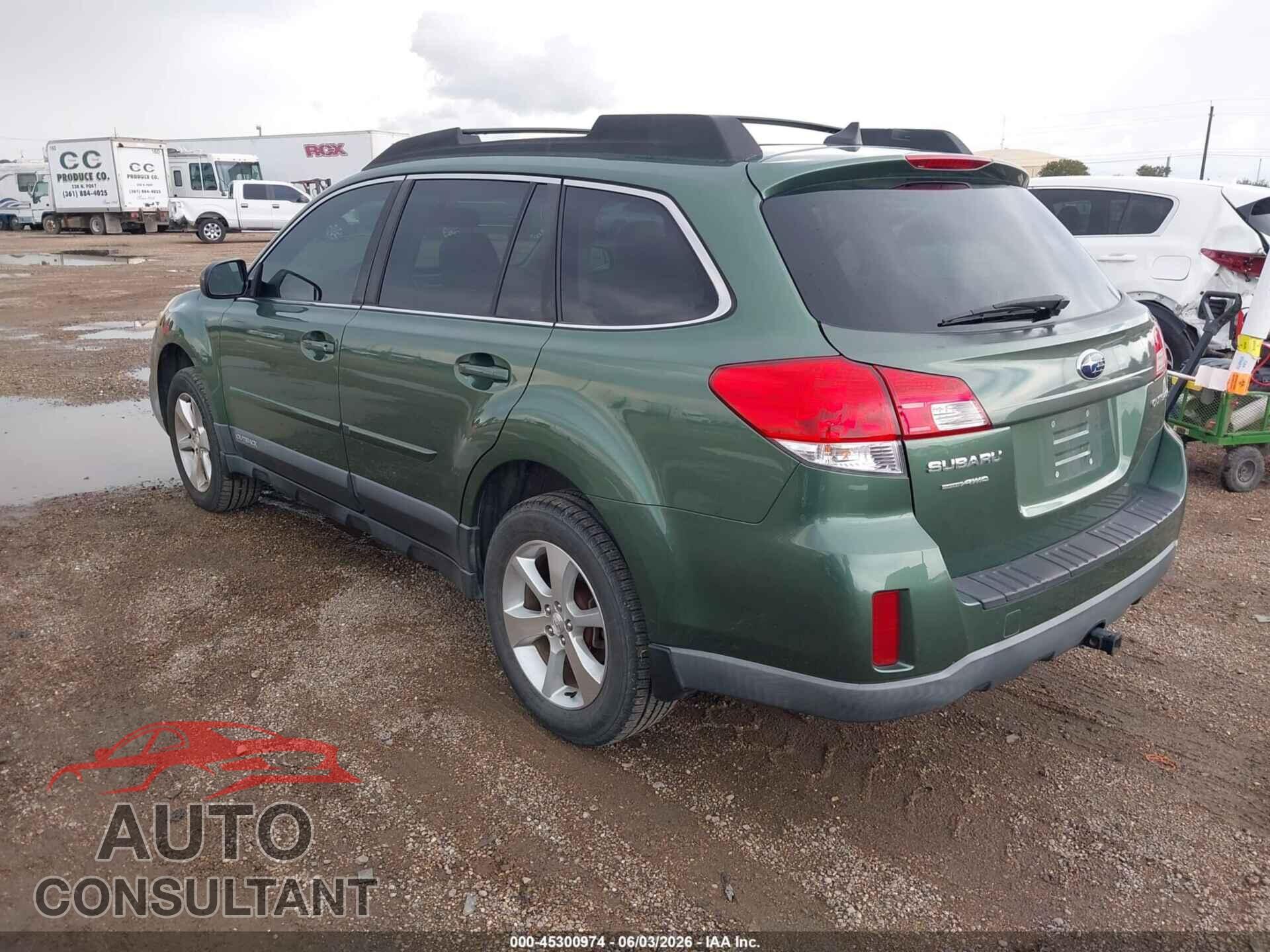 SUBARU OUTBACK 2013 - 4S4BRCJC8D3210869