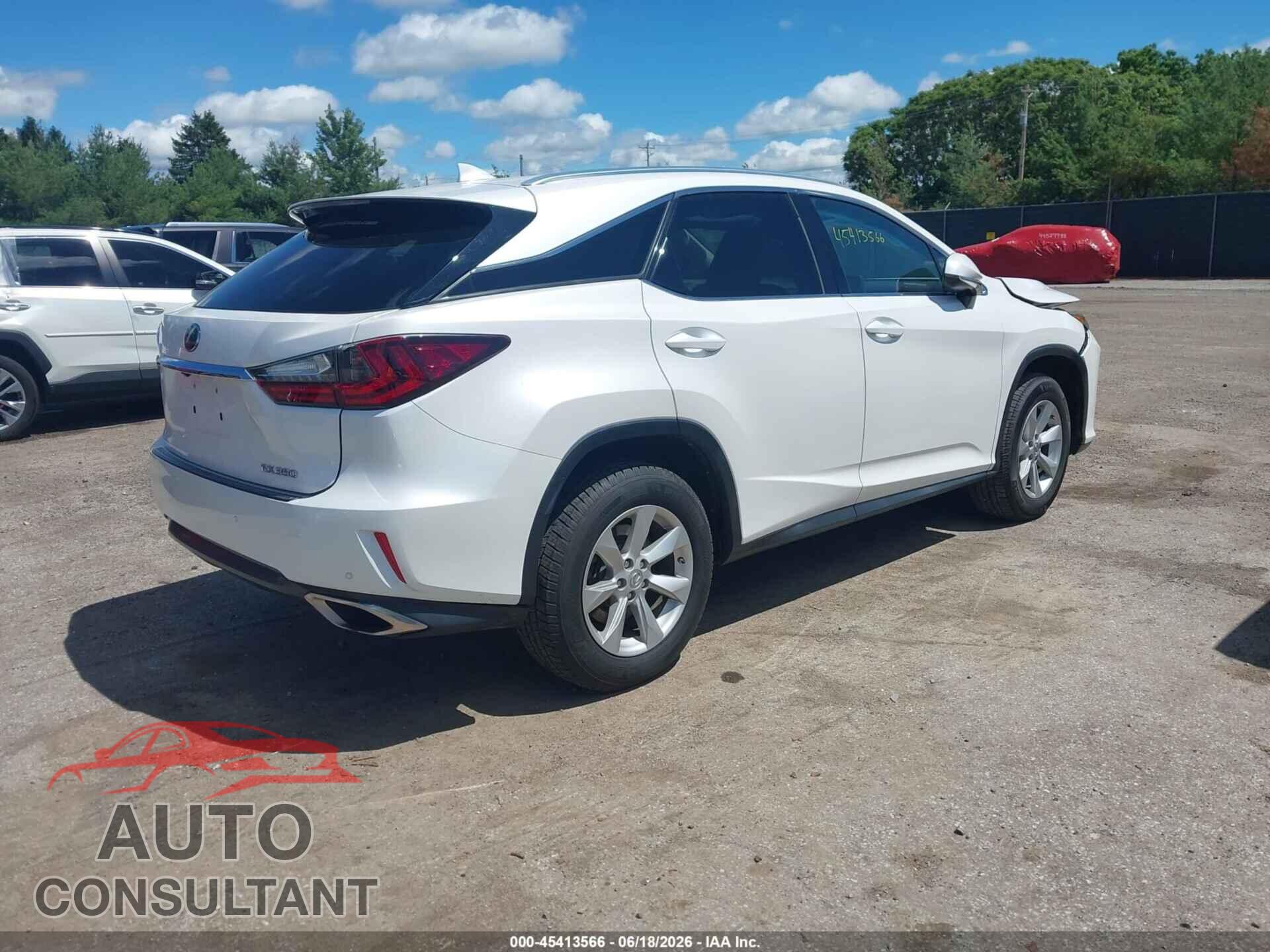 LEXUS RX 350 2017 - 2T2BZMCA5HC071203