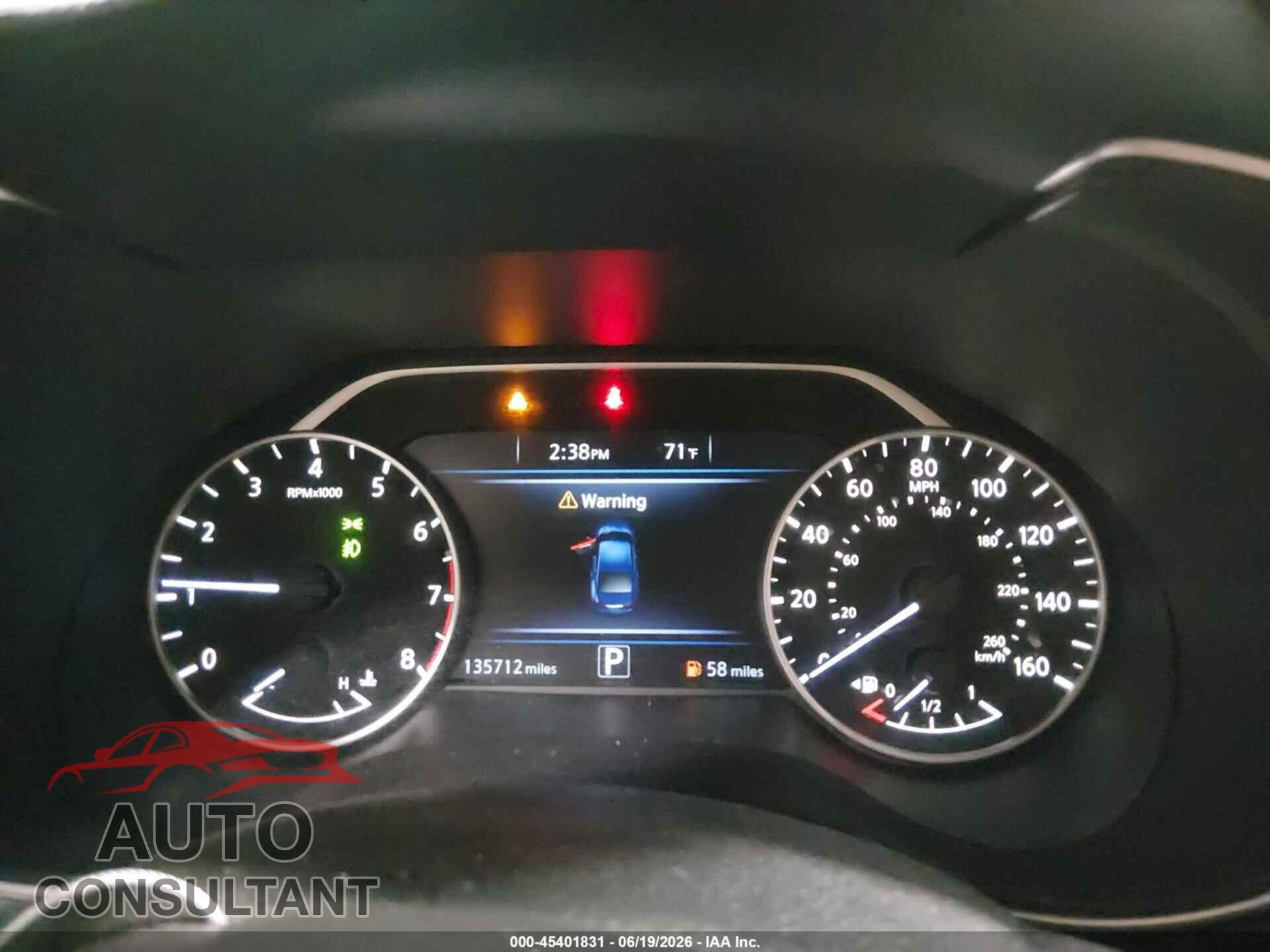 NISSAN MAXIMA 2017 - 1N4AA6AP1HC374441