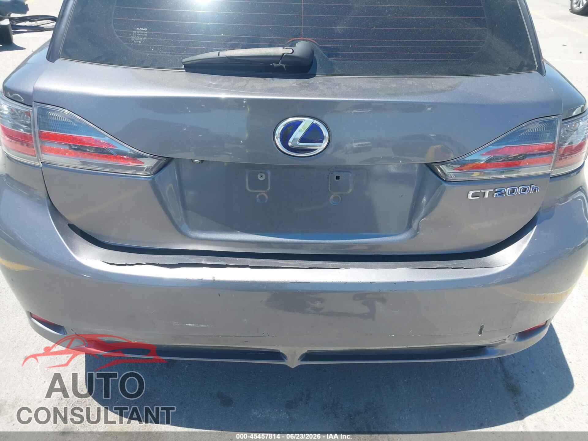 LEXUS CT 200H 2013 - JTHKD5BH8D2150220