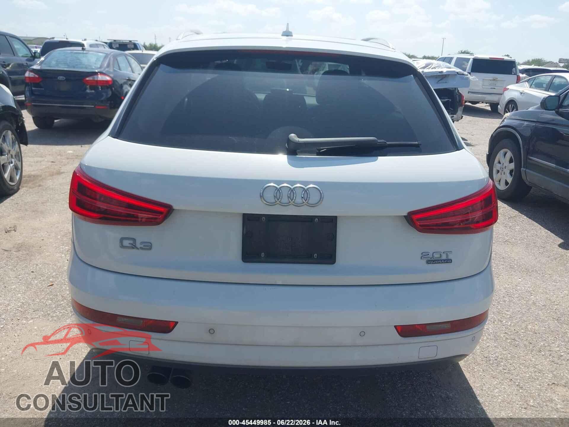 AUDI Q3 2016 - WA1EFCFS1GR007621