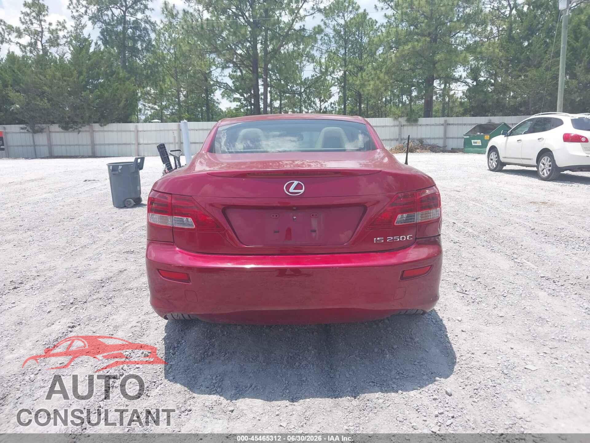 LEXUS IS 250C 2014 - JTHFF2C28E2530373