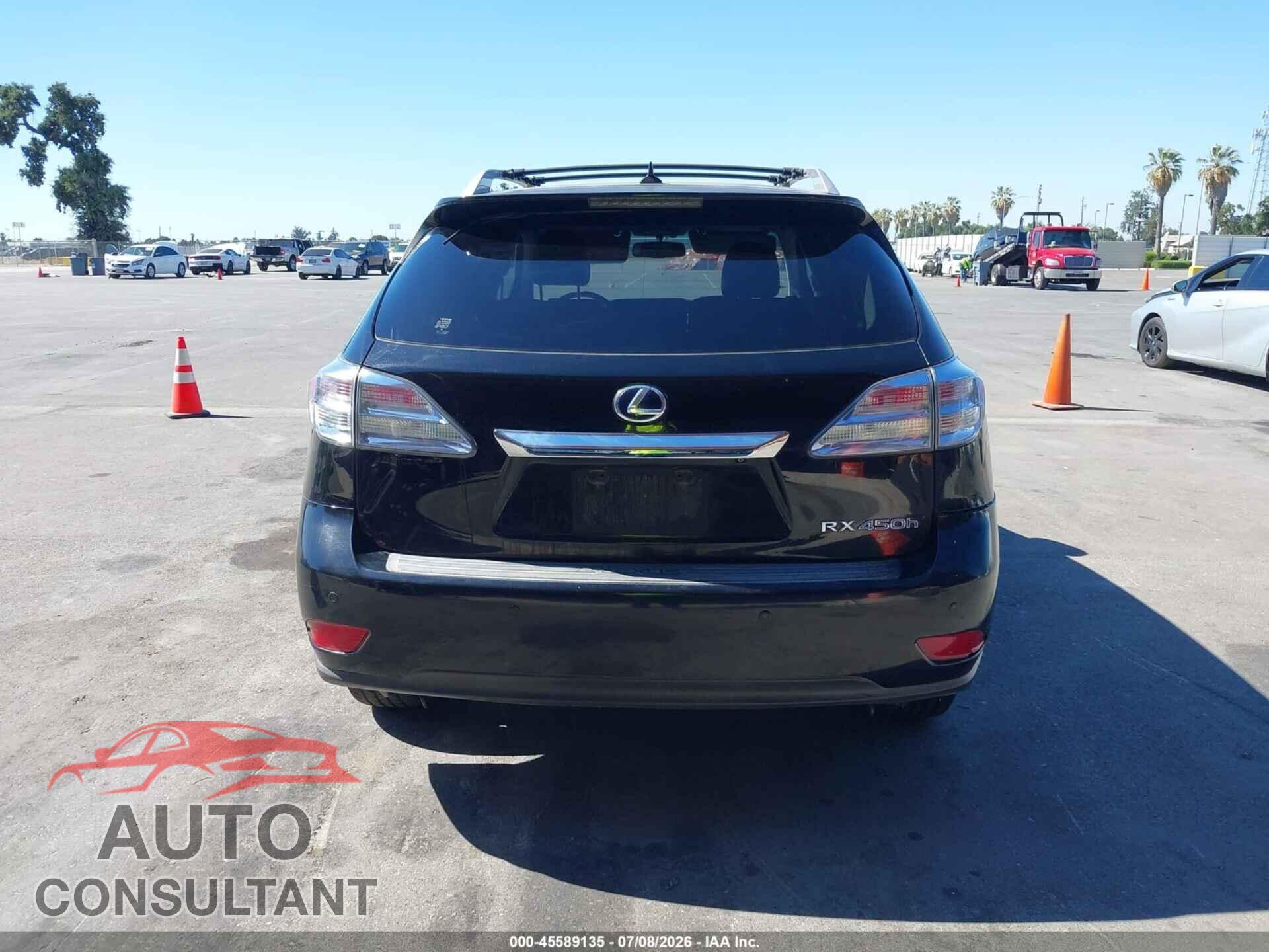 LEXUS RX 450H 2011 - JTJBC1BAXB2035533