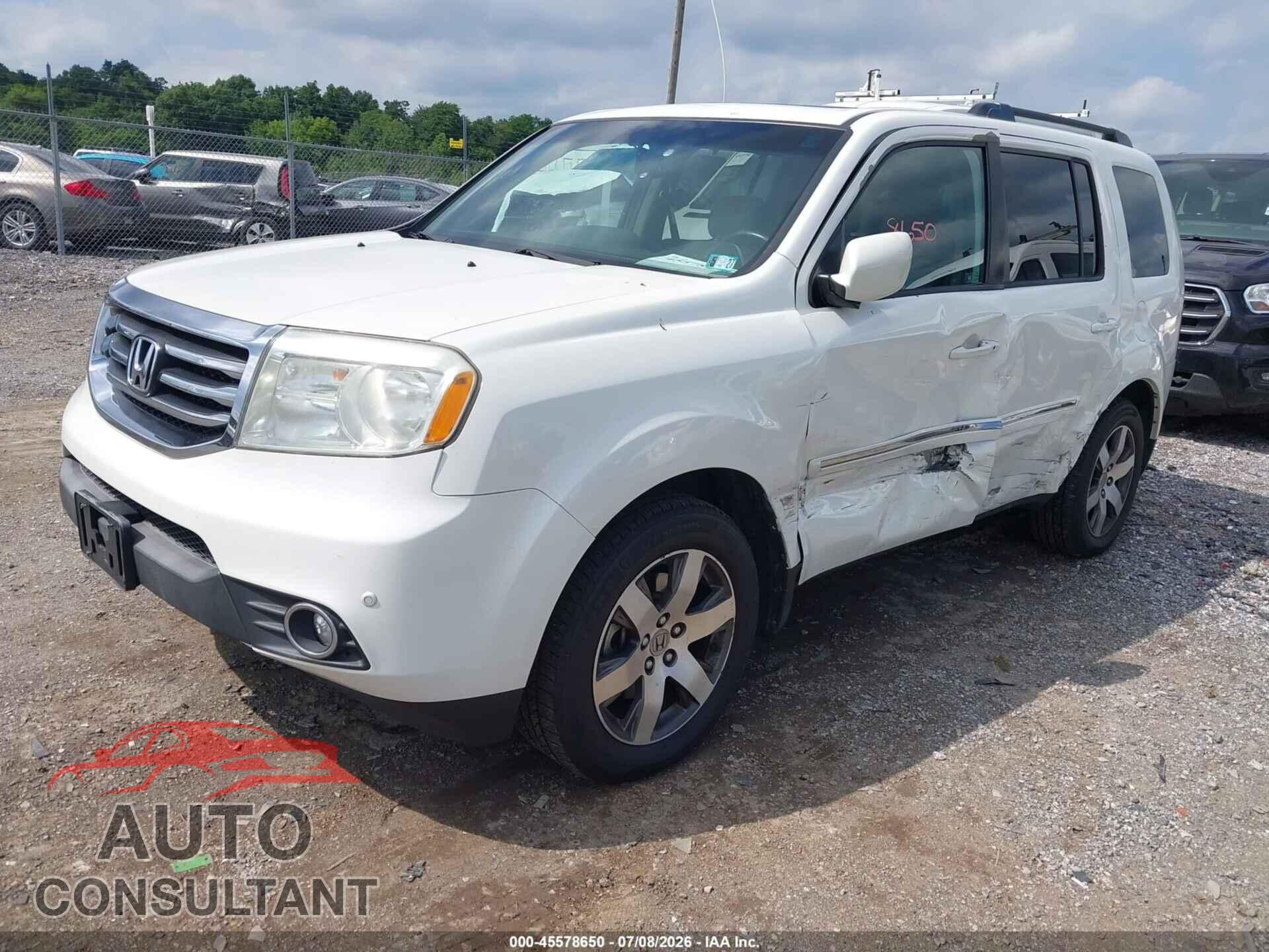HONDA PILOT 2012 - 5FNYF4H99CB020927