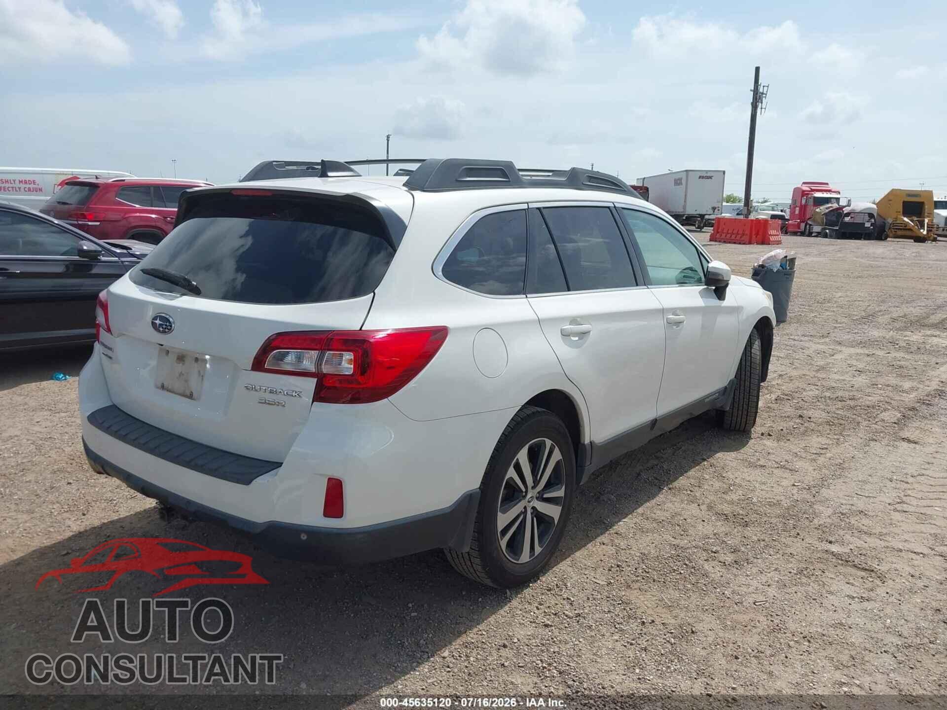 SUBARU OUTBACK 2017 - 4S4BSENC2H3236092