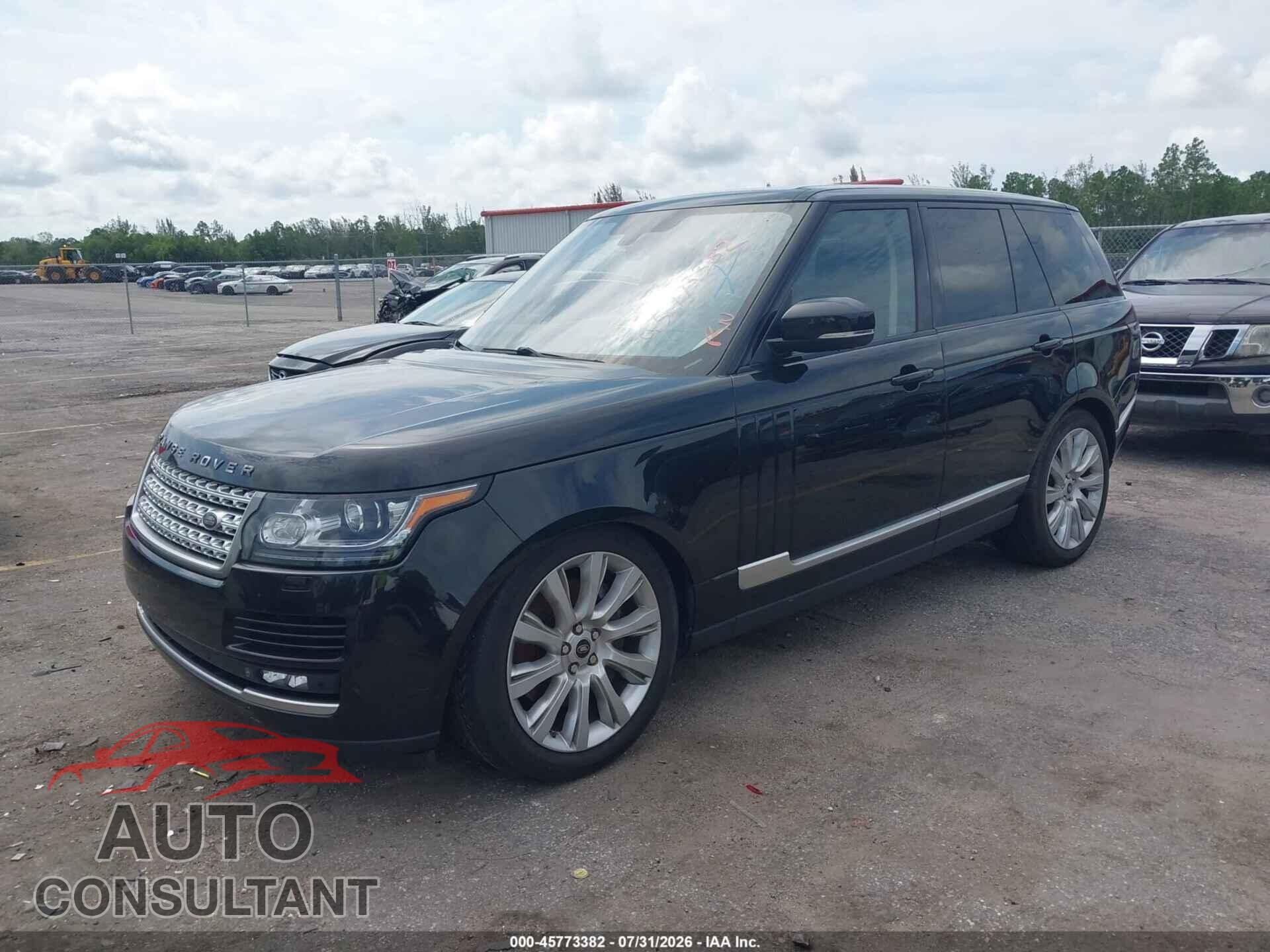 LAND ROVER RANGE ROVER 2013 - SALGS2EF7DA100882
