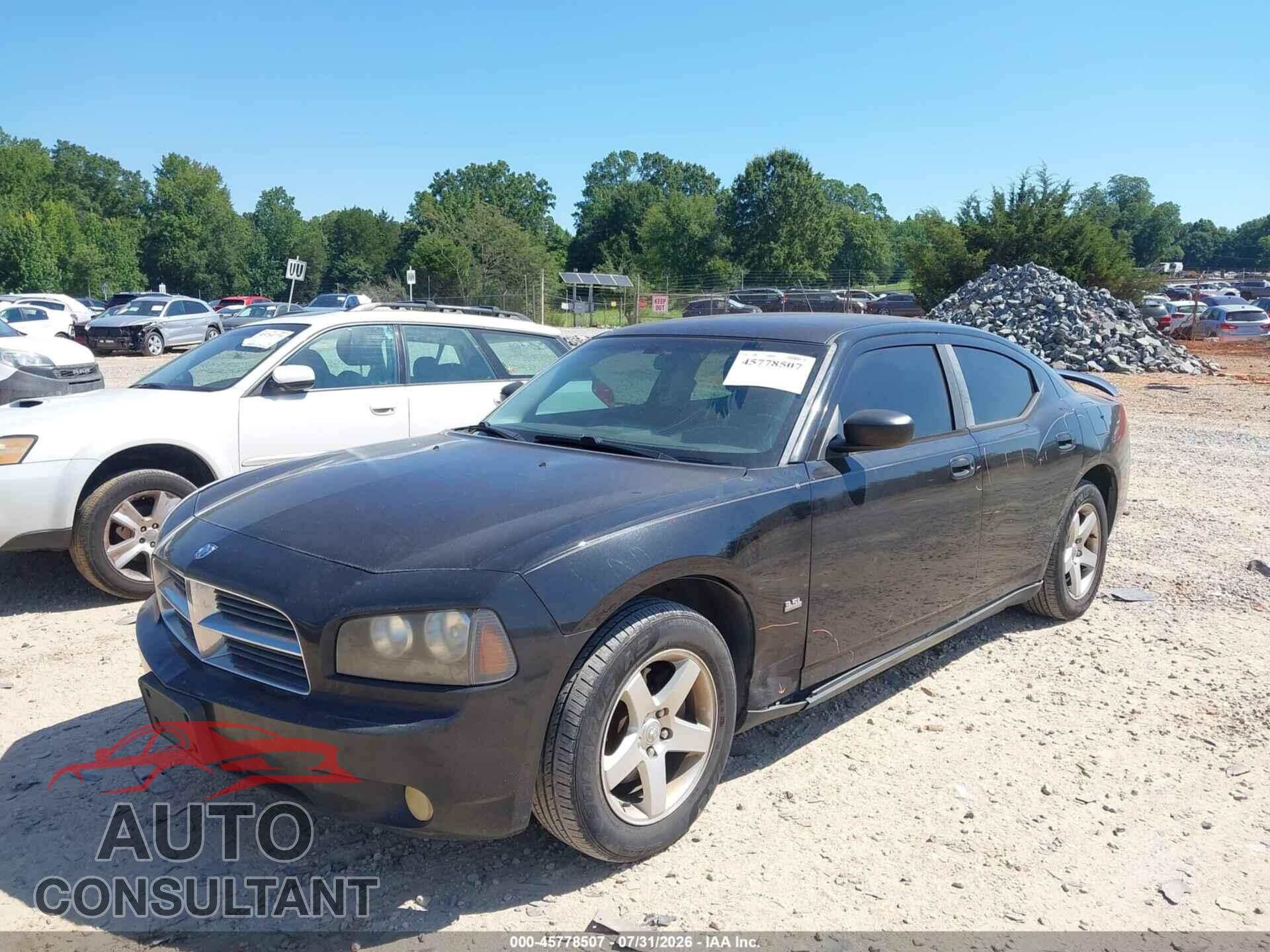 DODGE CHARGER 2009 - 2B3KA33V89H560907