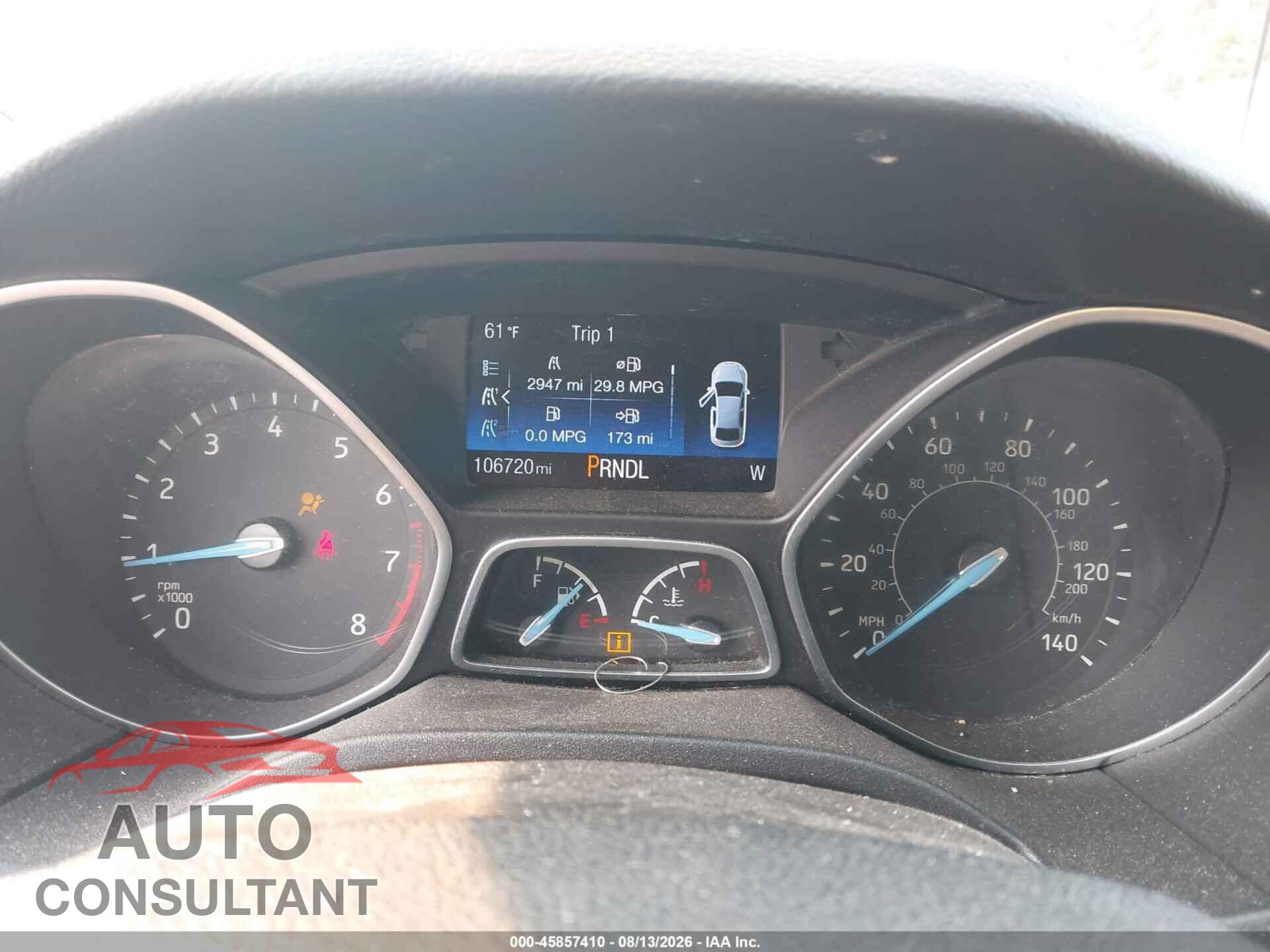 FORD FOCUS 2015 - 1FADP3K23FL342326