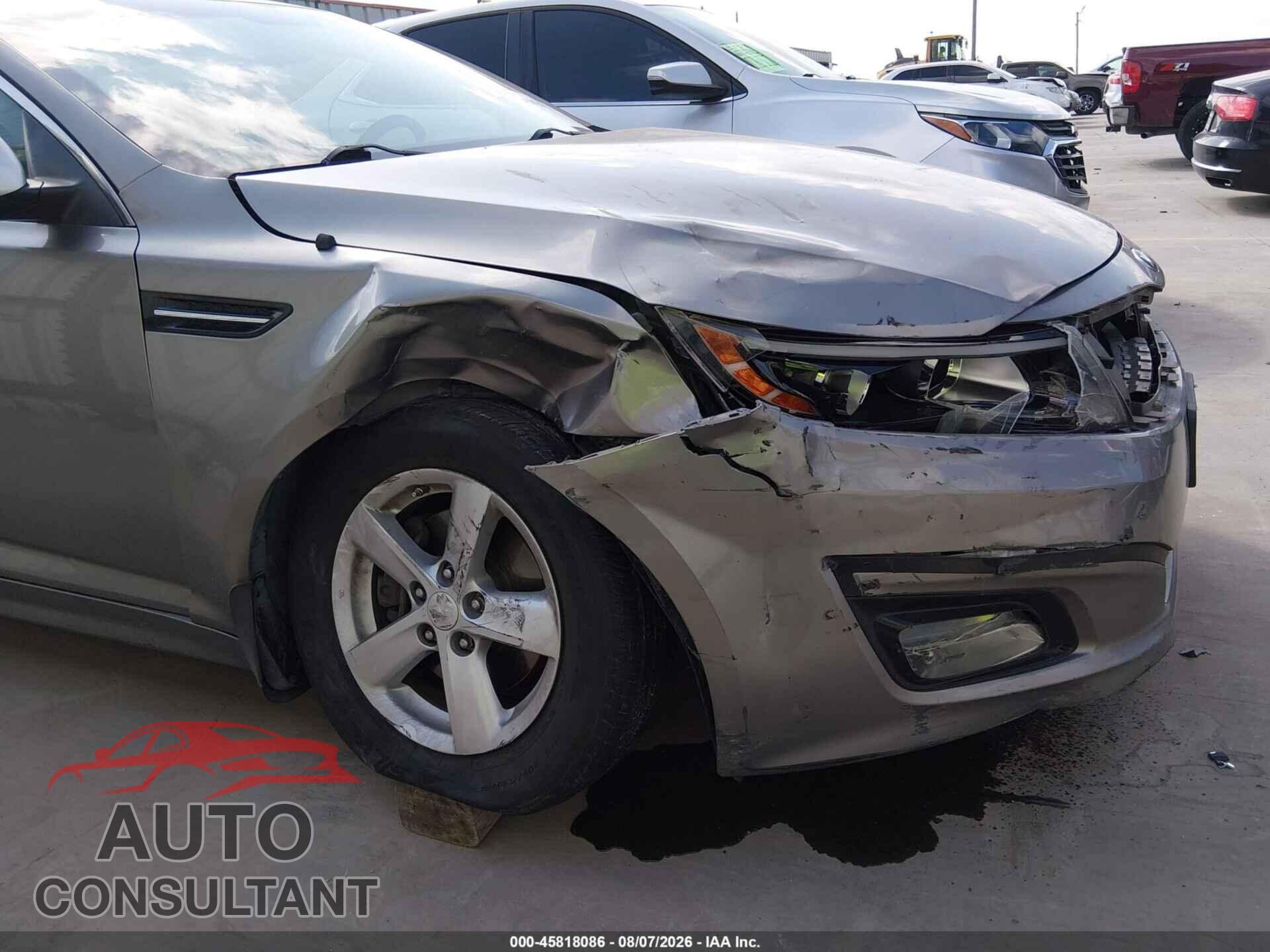 KIA OPTIMA 2014 - 5XXGM4A71EG343136