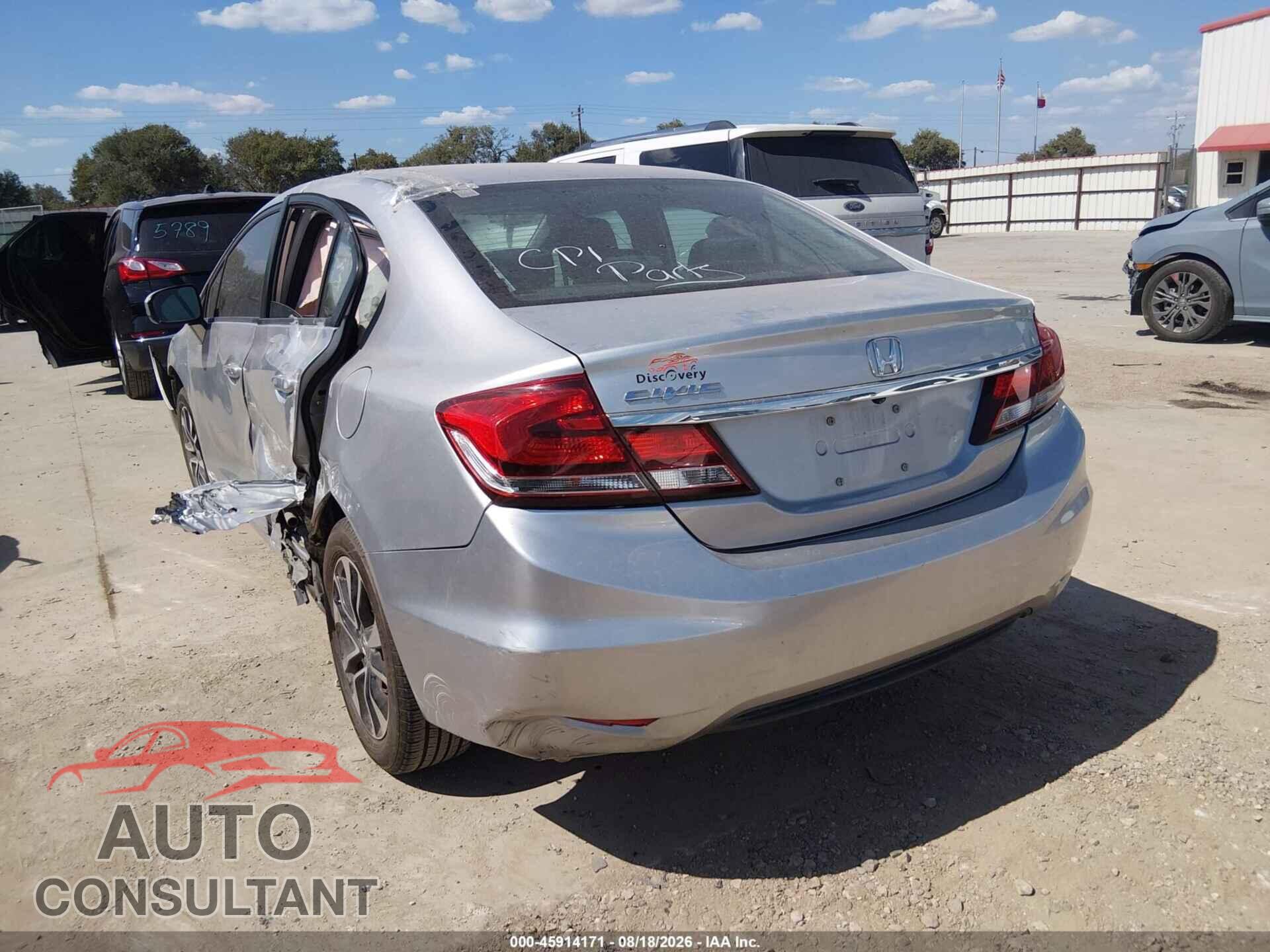 HONDA CIVIC 2015 - 19XFB2F8XFE108168