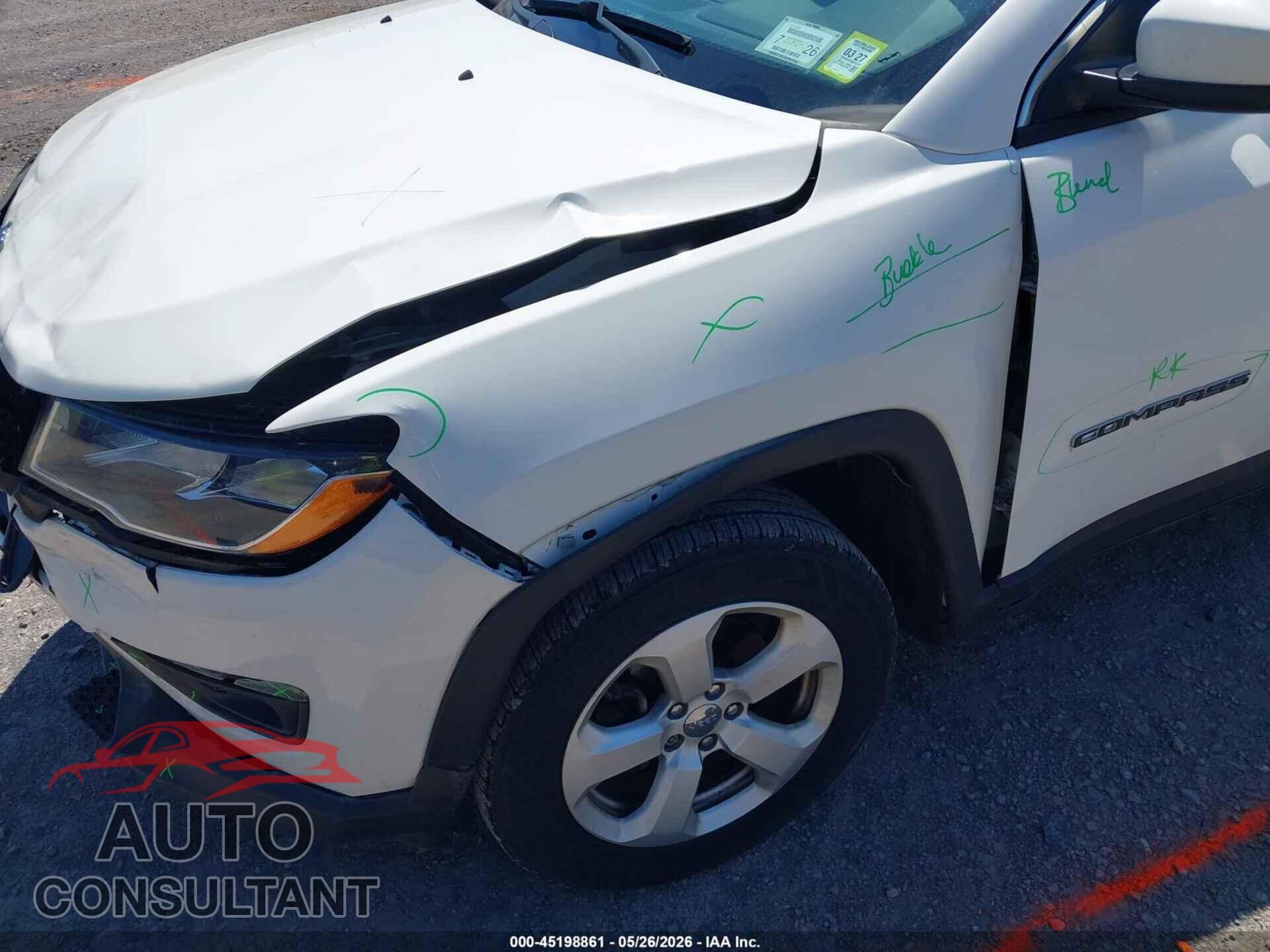 JEEP COMPASS 2021 - 3C4NJDBB9MT557474