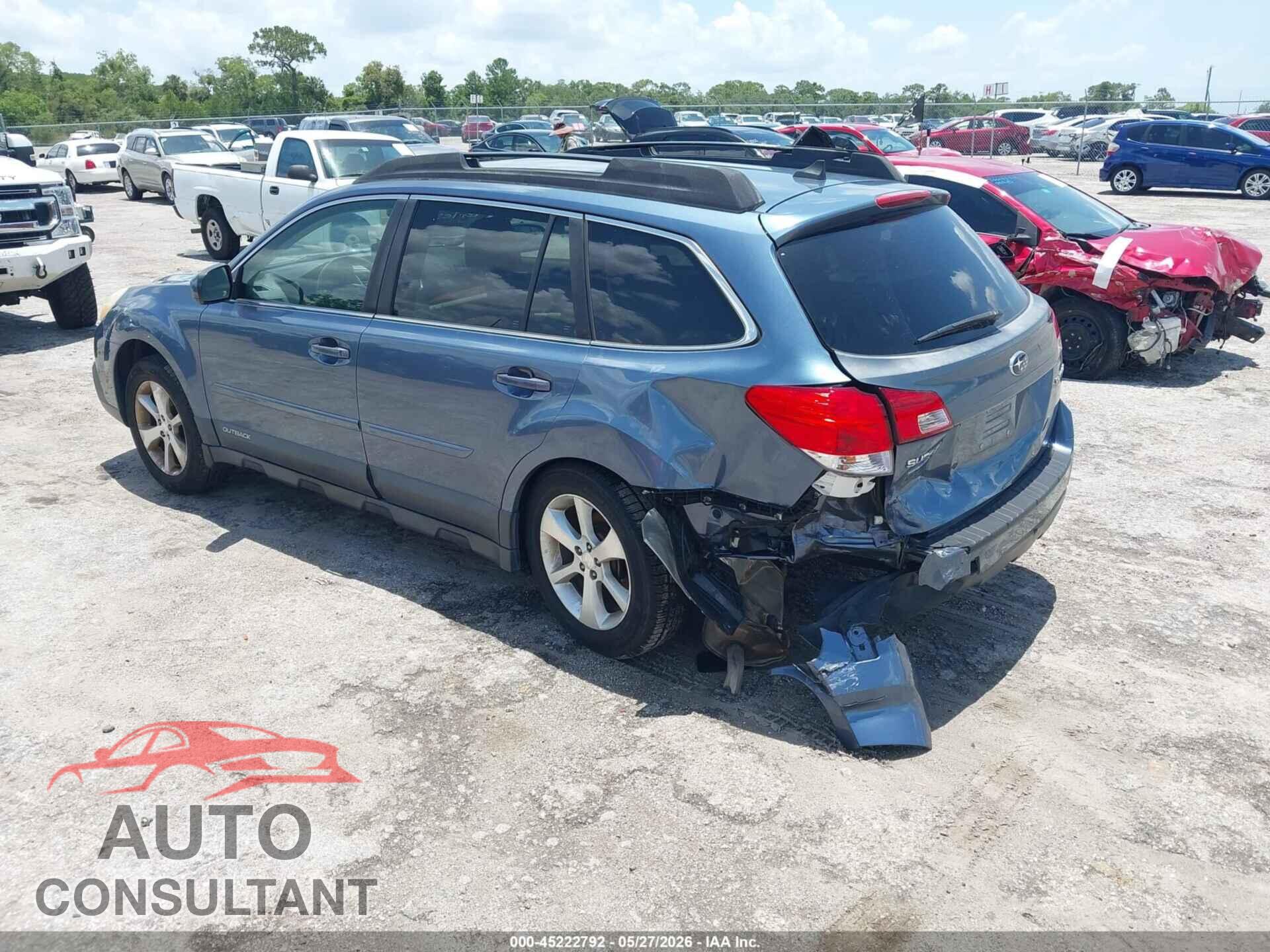 SUBARU OUTBACK 2013 - 4S4BRCKC4D3241051