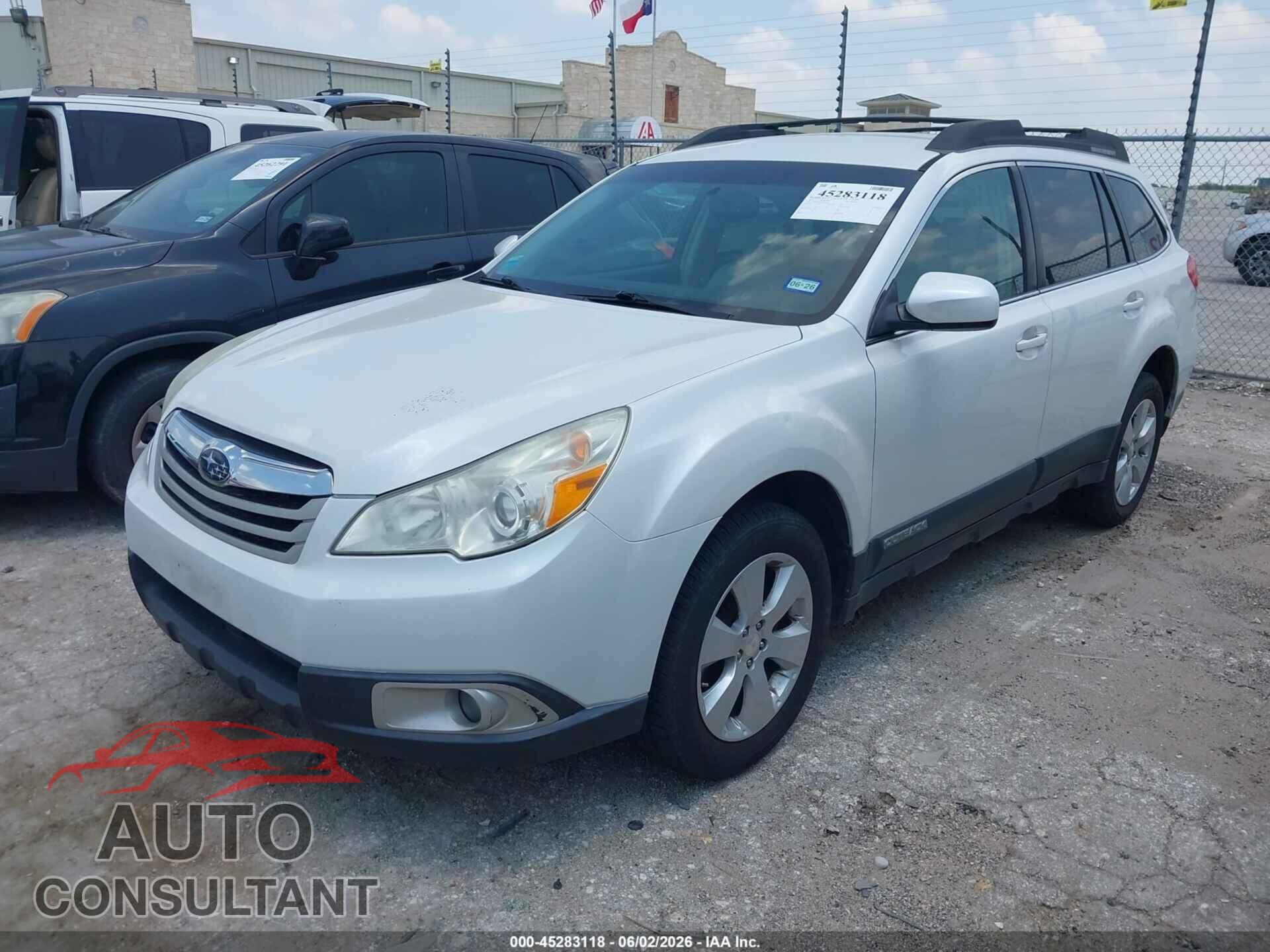 SUBARU OUTBACK 2011 - 4S4BRCBC5B3416274
