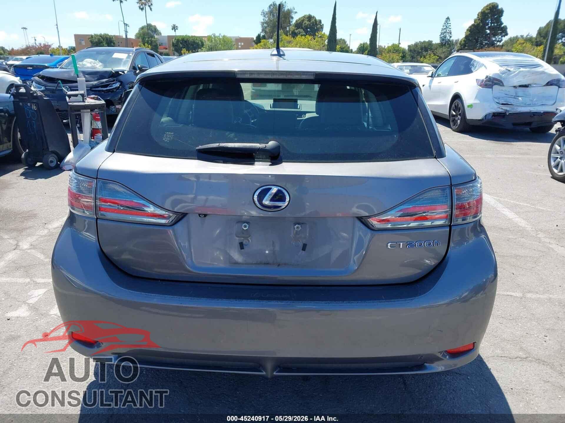 LEXUS CT 200H 2012 - JTHKD5BH2C2102467