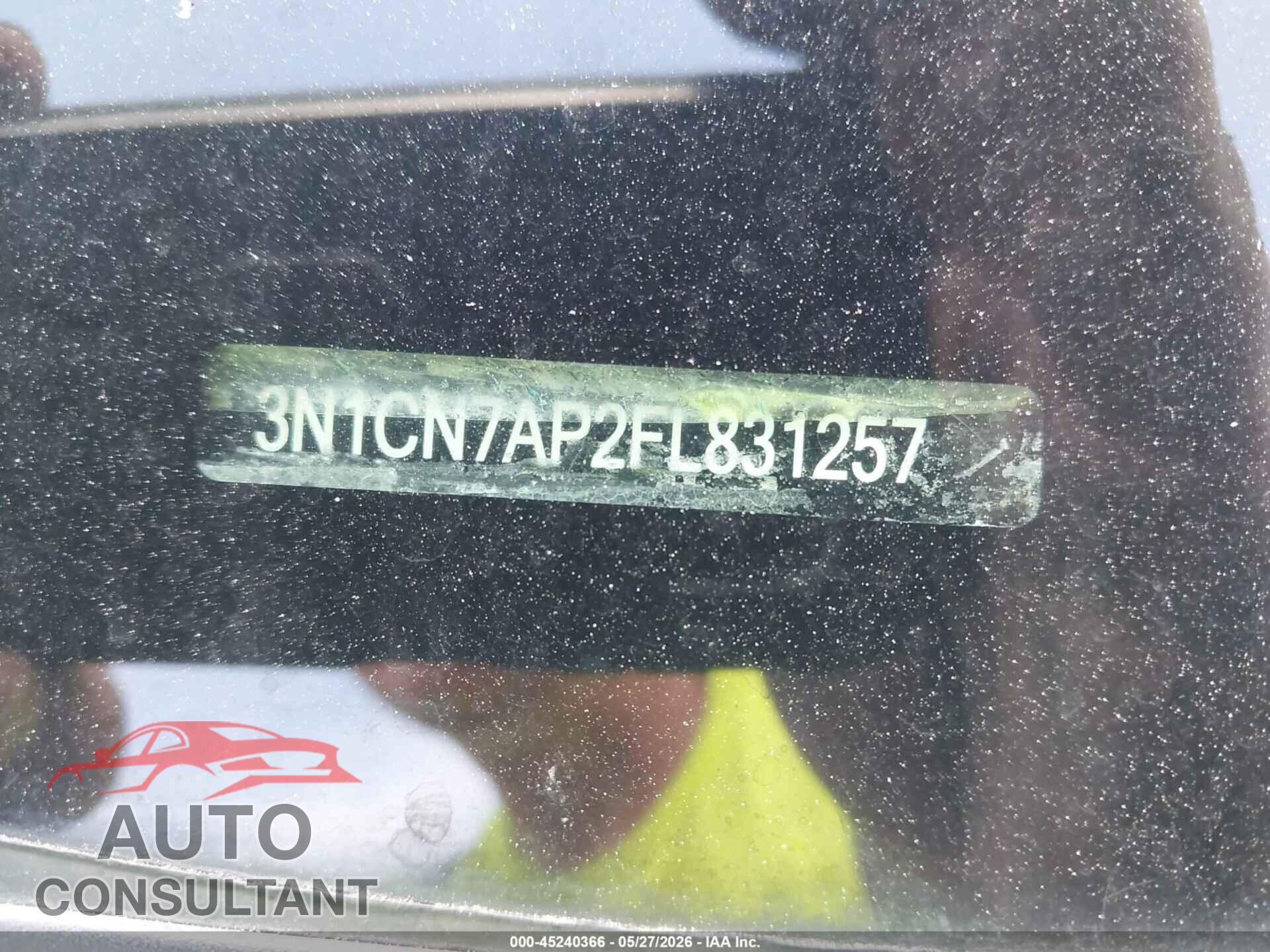 NISSAN VERSA 2015 - 3N1CN7AP2FL831257