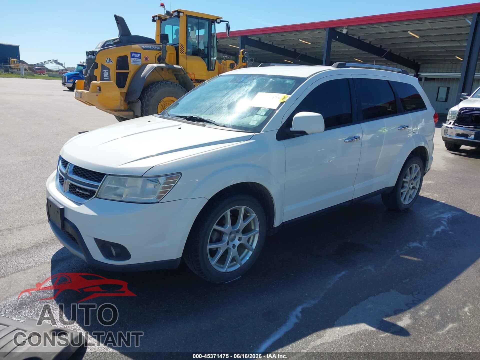 DODGE JOURNEY 2012 - 3C4PDCDG2CT146645