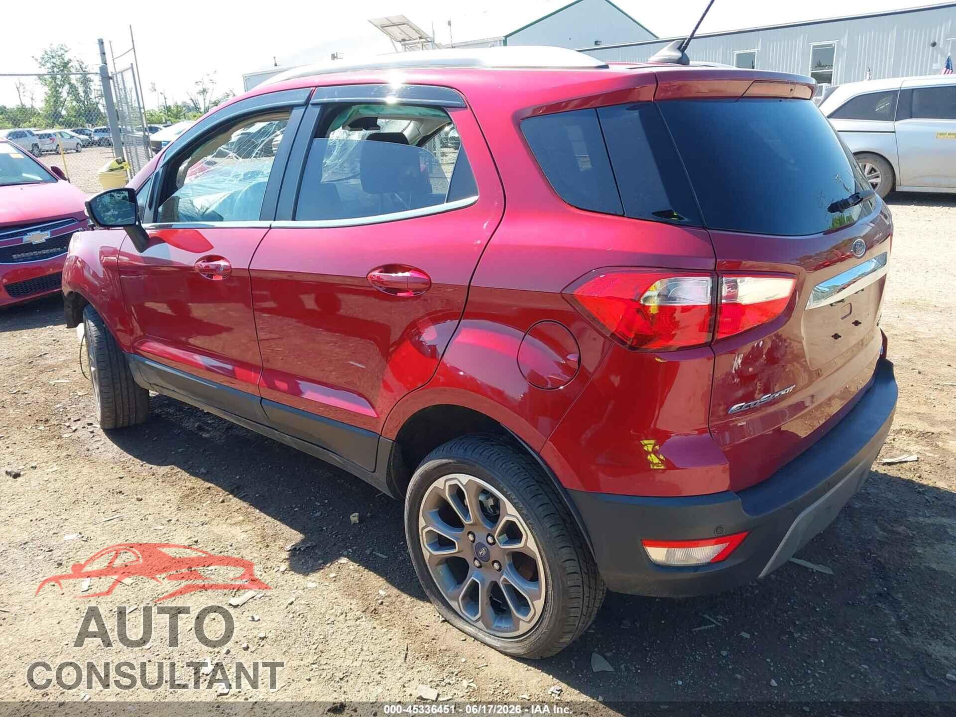 FORD ECOSPORT 2021 - MAJ6S3KL4MC453013