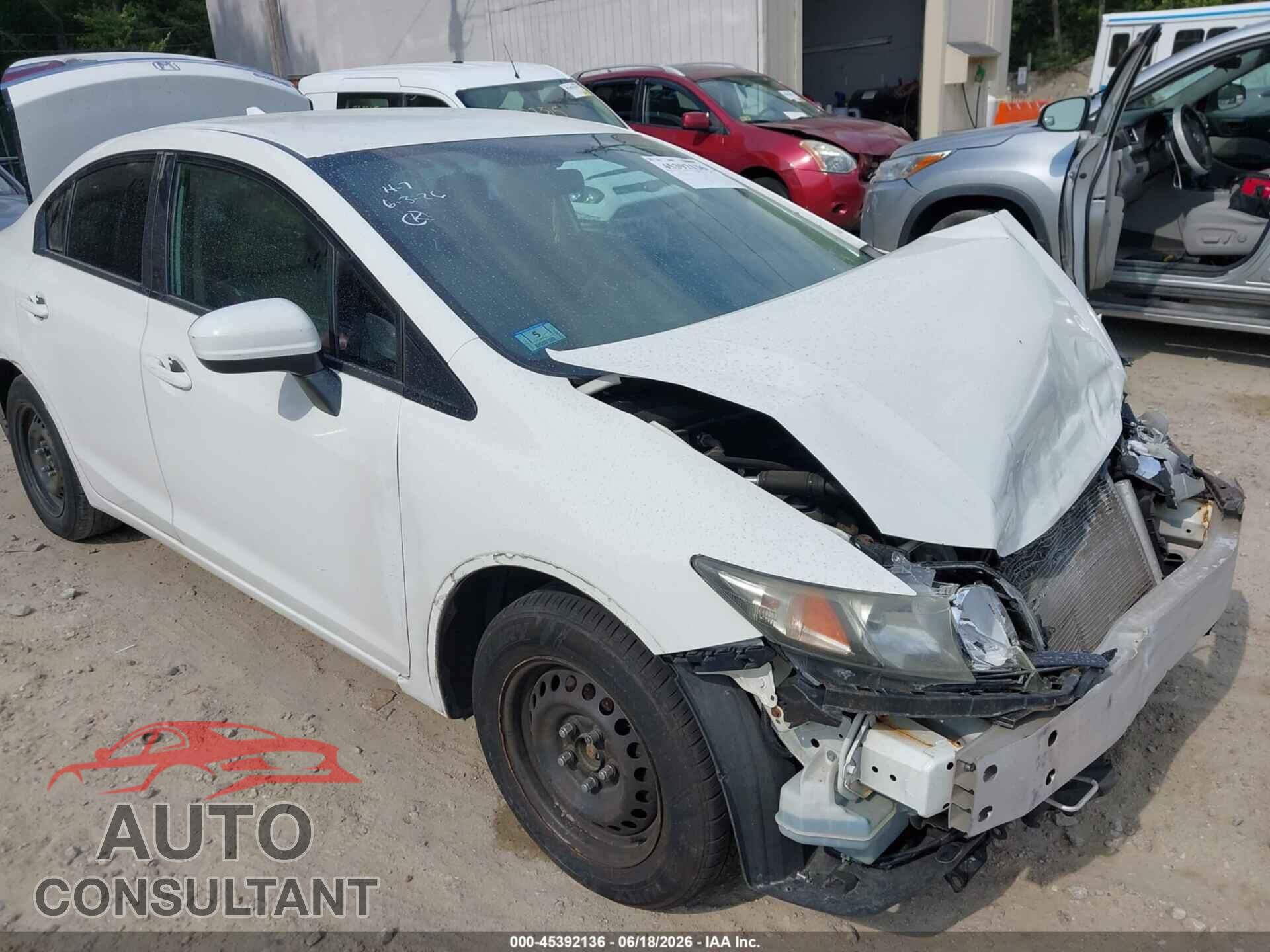 HONDA CIVIC 2015 - 2HGFB2F50FH509689