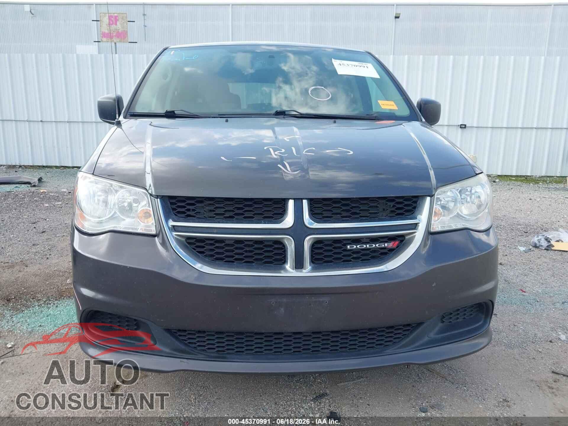 DODGE GRAND CARAVAN 2016 - 2C4RDGBG7GR318311