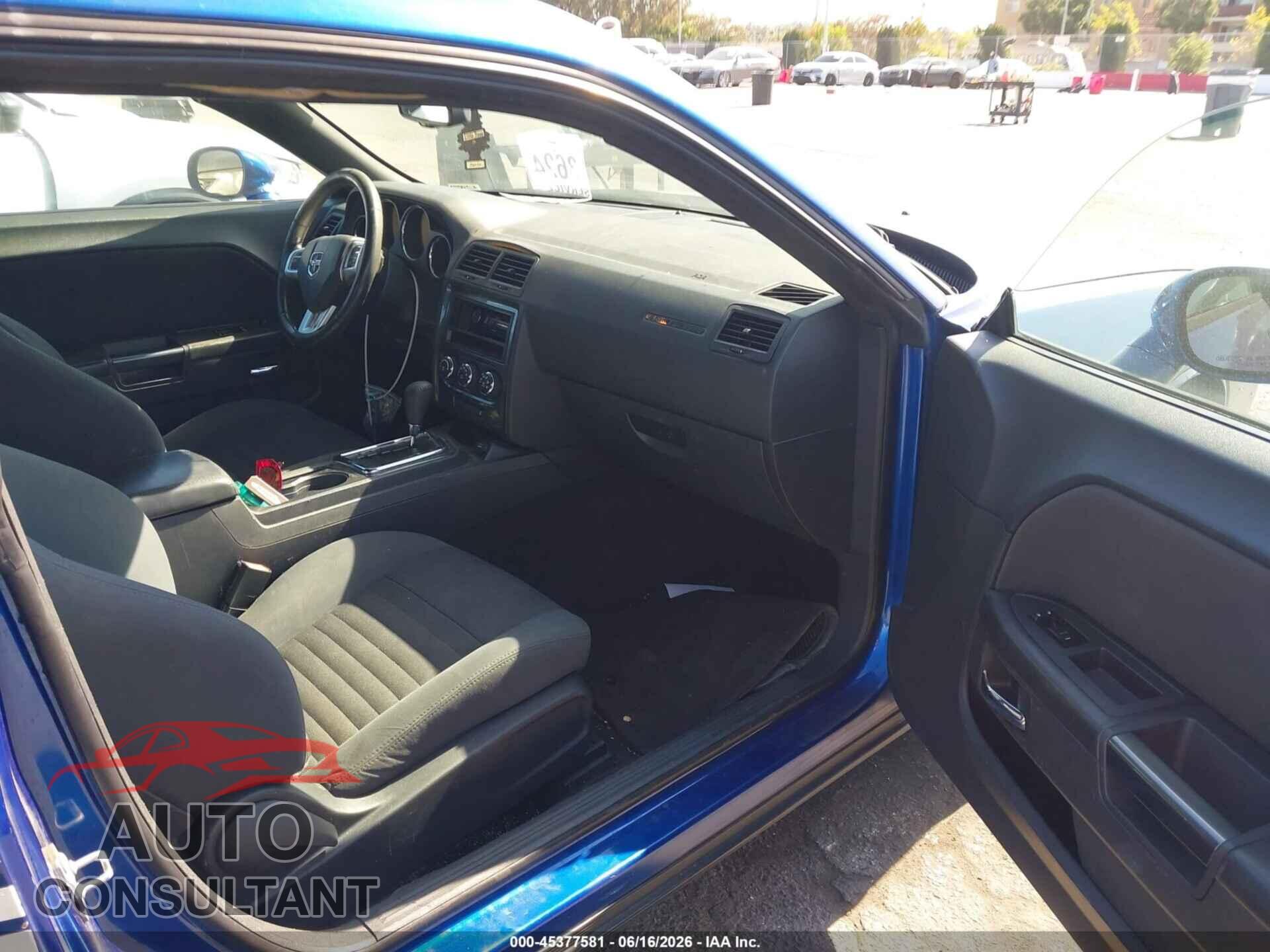 DODGE CHALLENGER 2012 - 2C3CDYAG1CH239234