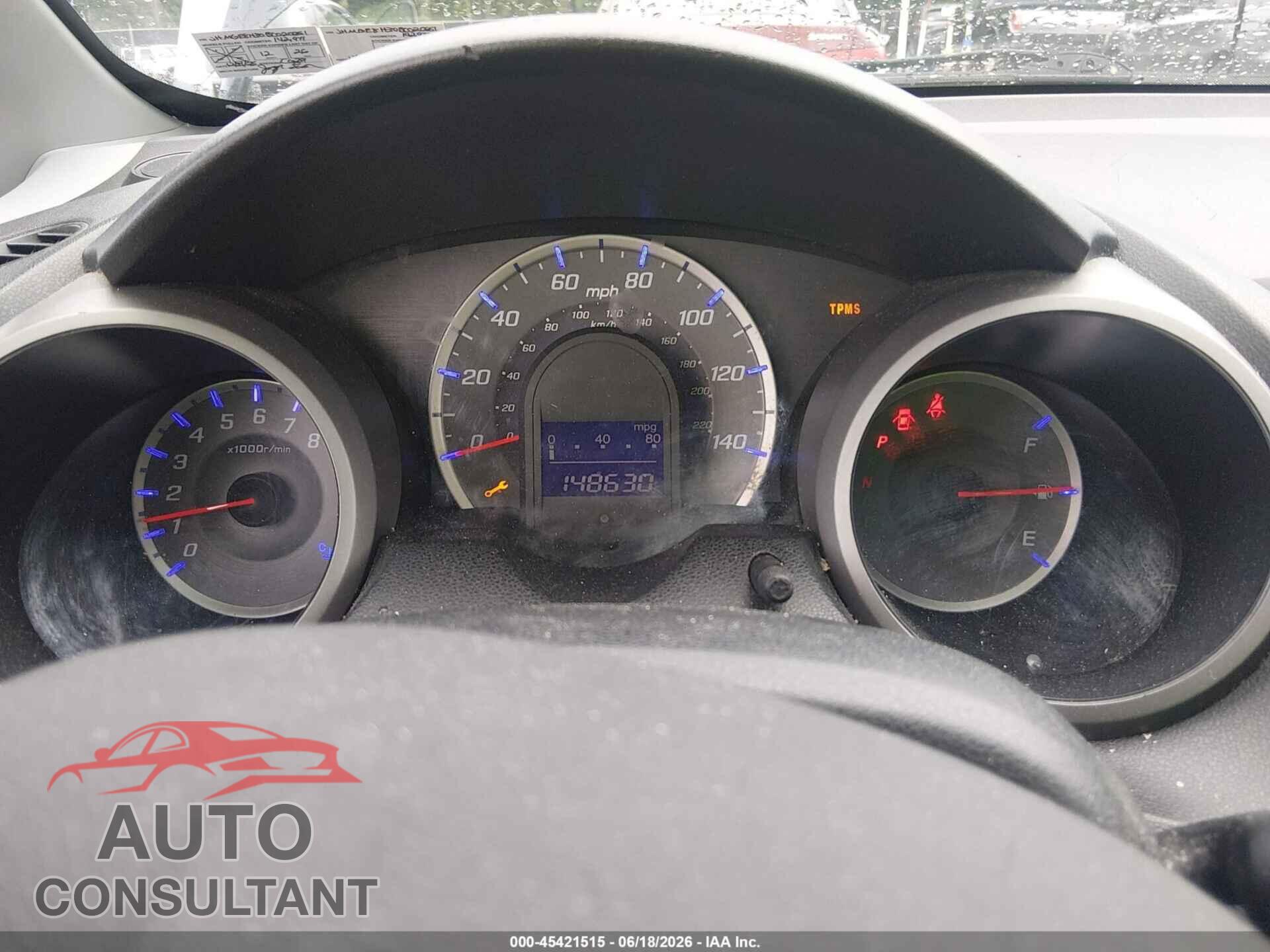 HONDA FIT 2011 - JHMGE8H30BC020651