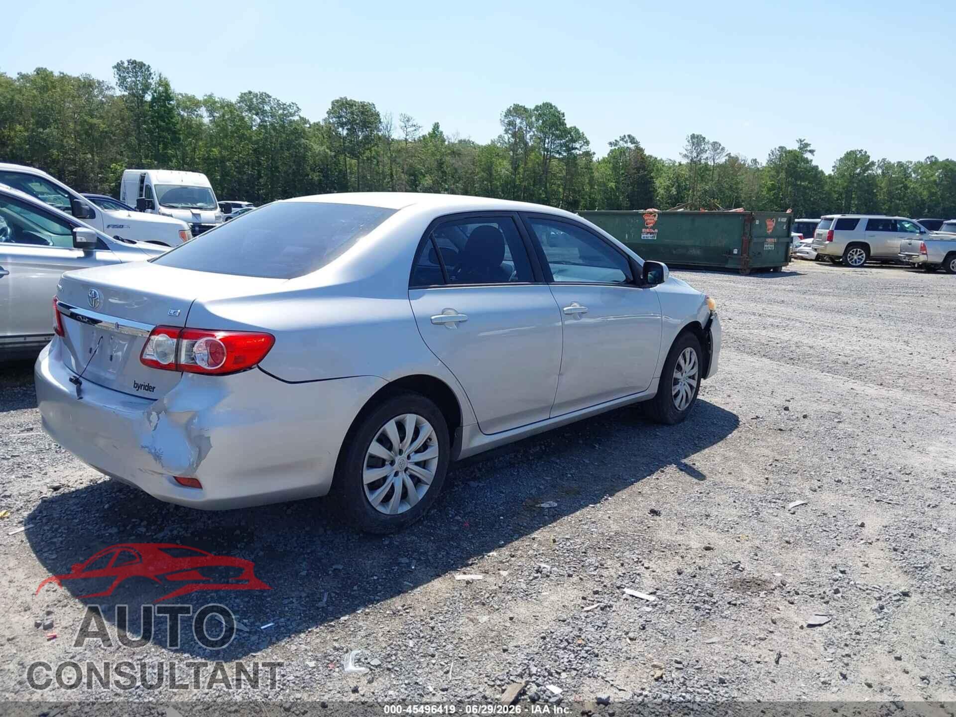 TOYOTA COROLLA 2012 - 2T1BU4EE5CC810338