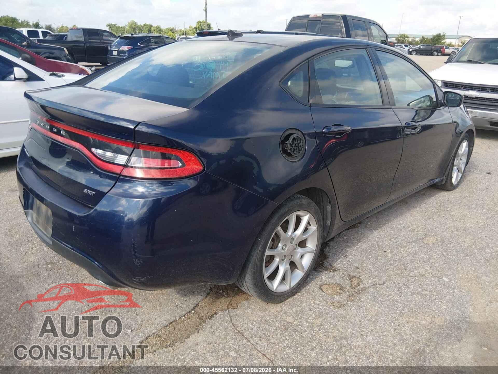 DODGE DART 2013 - 1C3CDFBA2DD288343