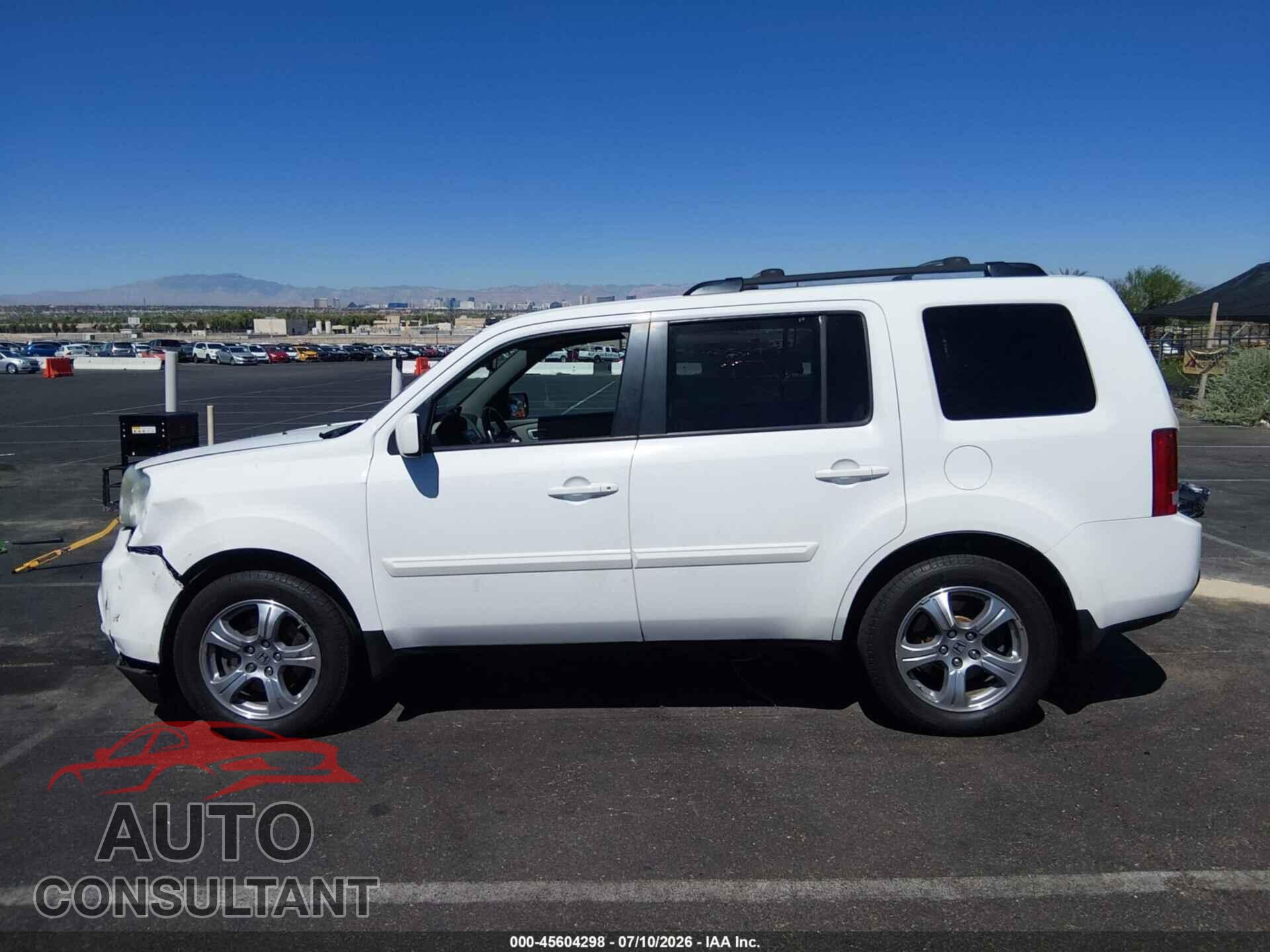 HONDA PILOT 2014 - 5FNYF3H51EB015330