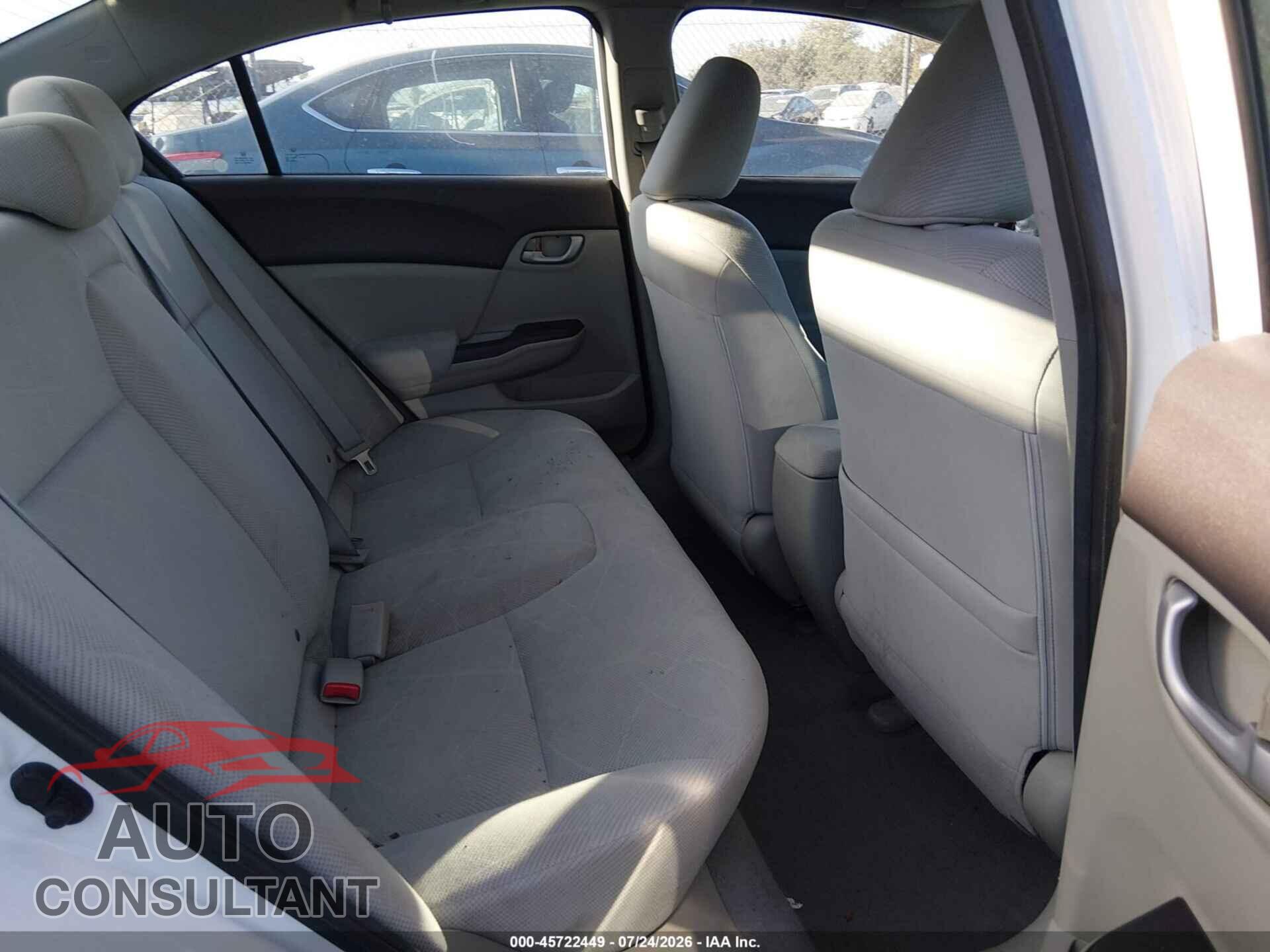 HONDA CIVIC 2012 - 19XFB2F58CE044021