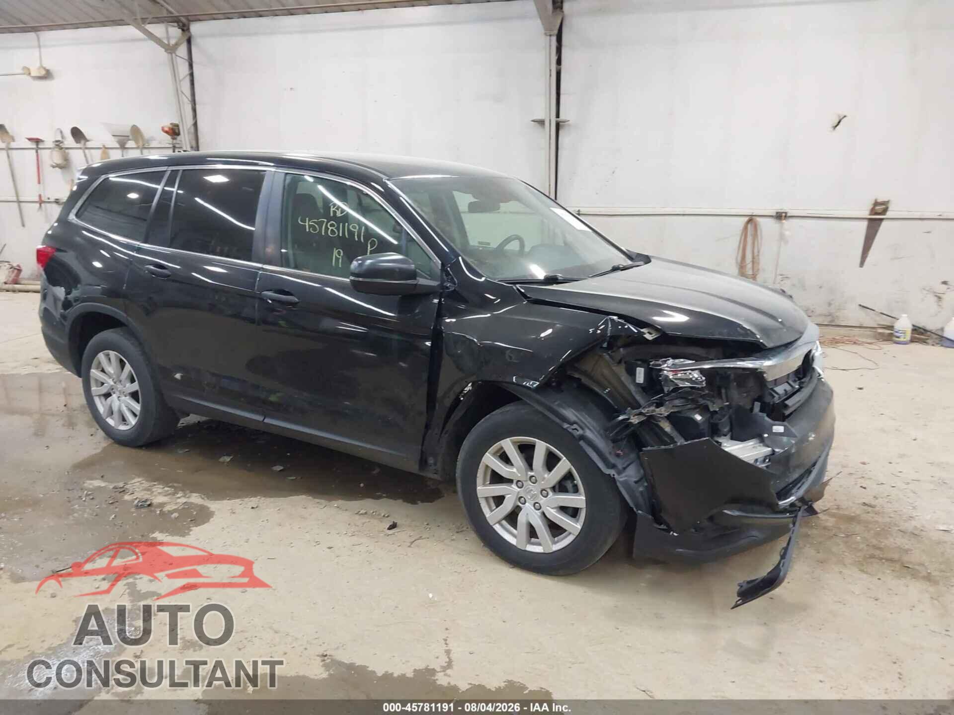 HONDA PILOT 2019 - 5FNYF6H11KB068216