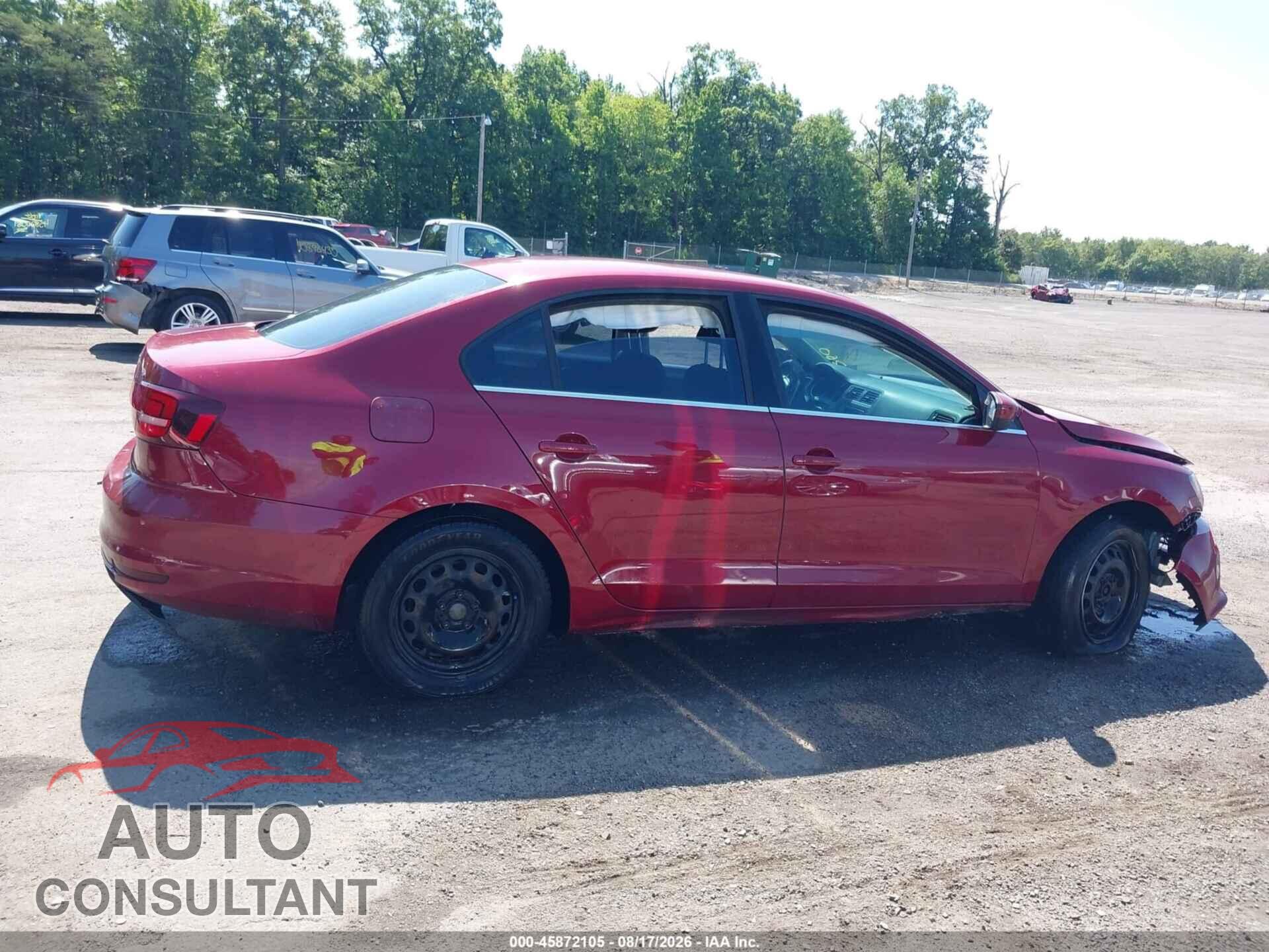 VOLKSWAGEN JETTA 2017 - 3VW2B7AJ1HM258147