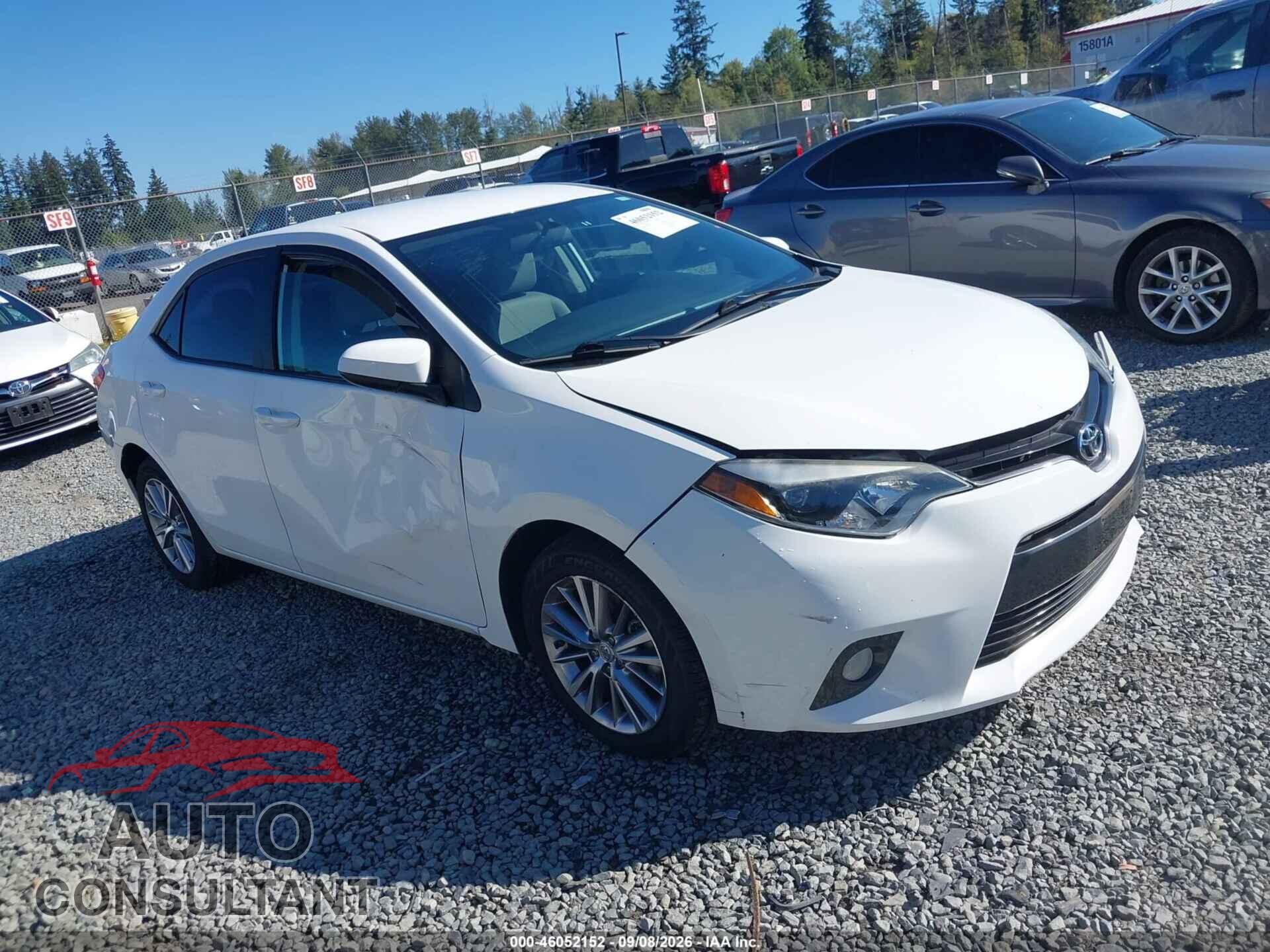 TOYOTA COROLLA 2015 - 5YFBURHE9FP341719