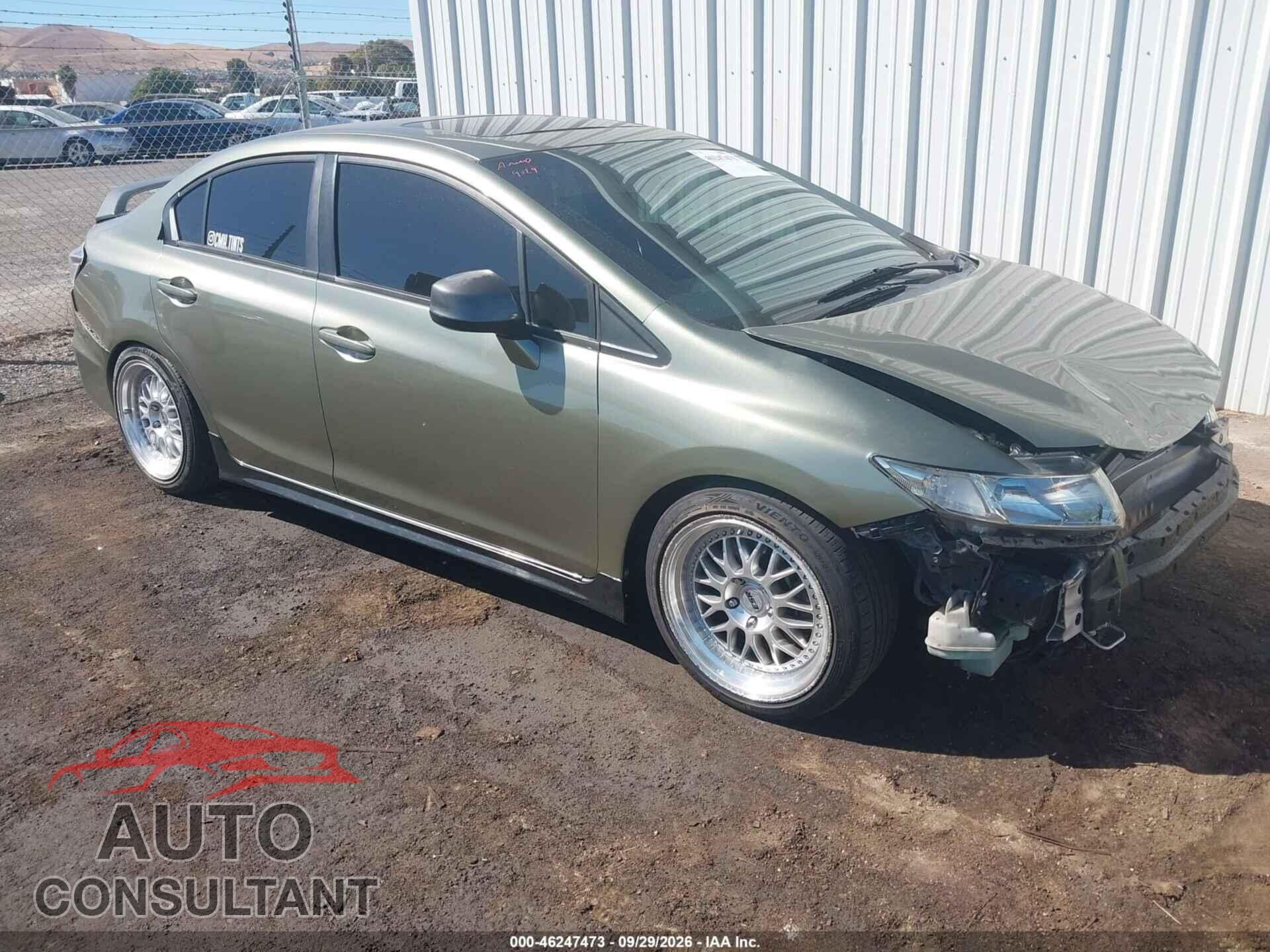 HONDA CIVIC 2013 - 2HGFB6E58DH702971