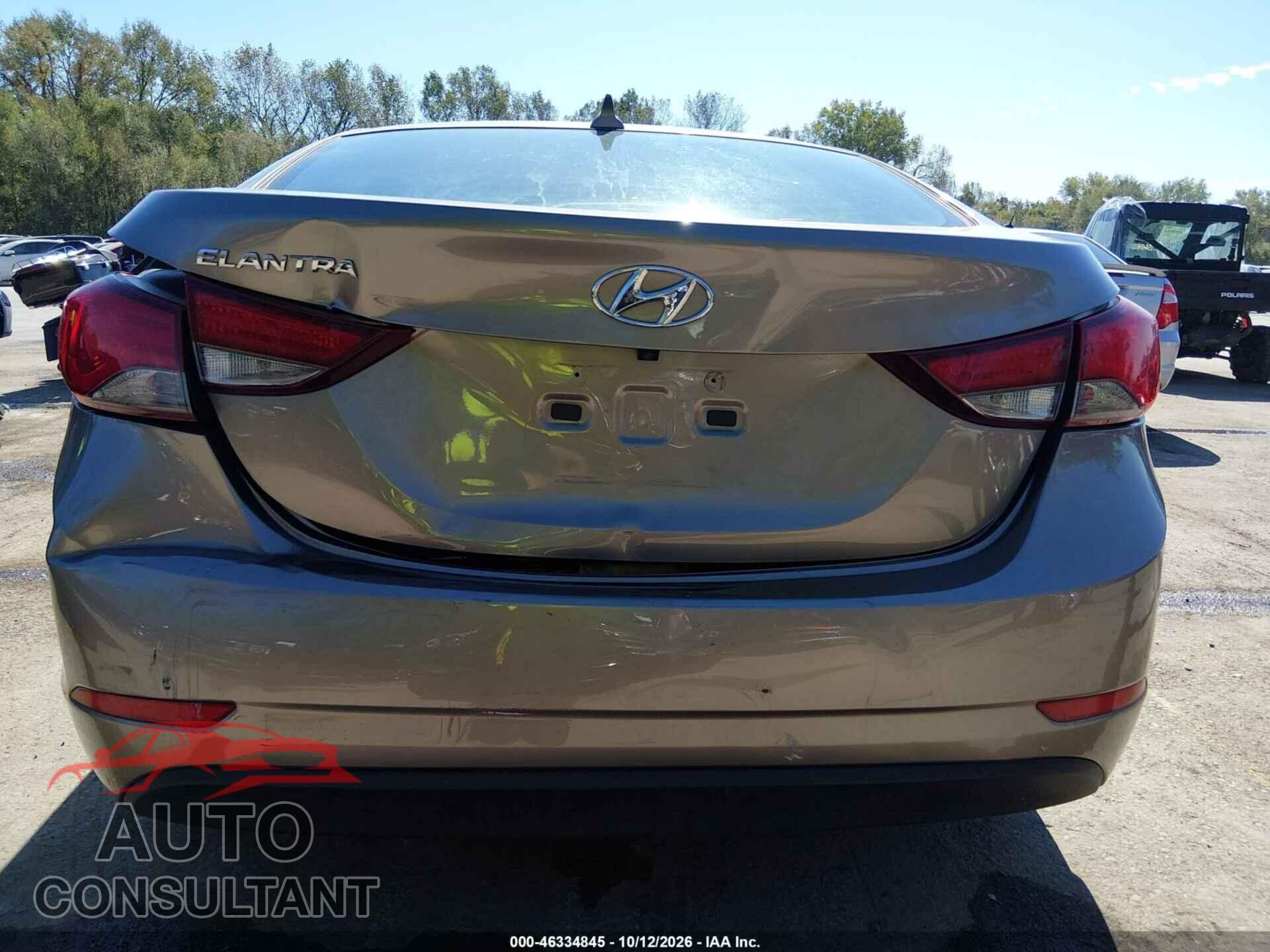 HYUNDAI ELANTRA 2015 - 5NPDH4AE1FH608486