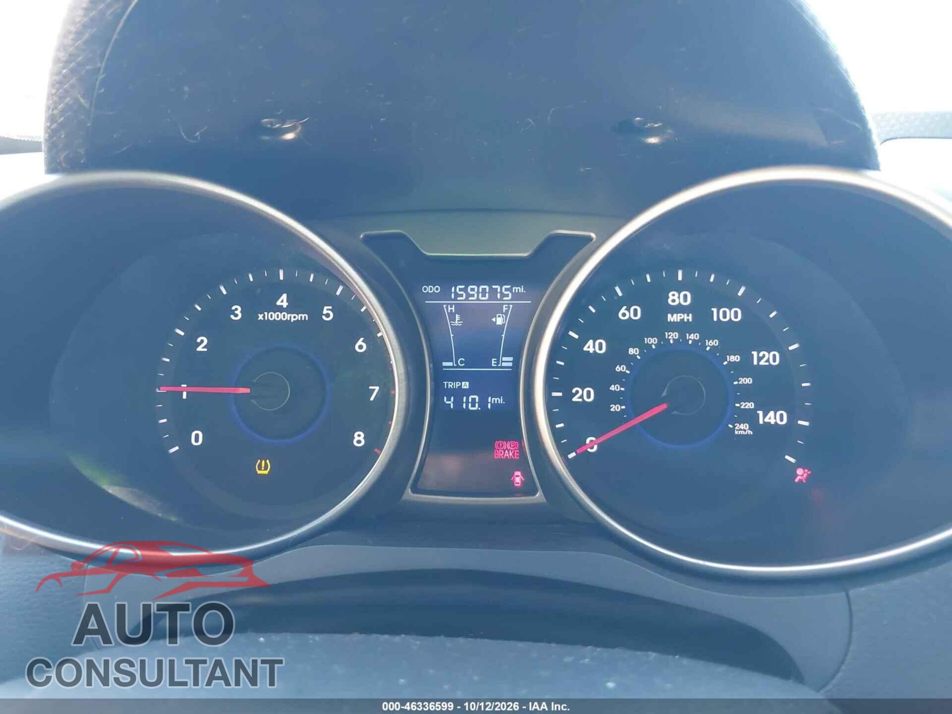 HYUNDAI VELOSTER 2013 - KMHTC6AD4DU171787