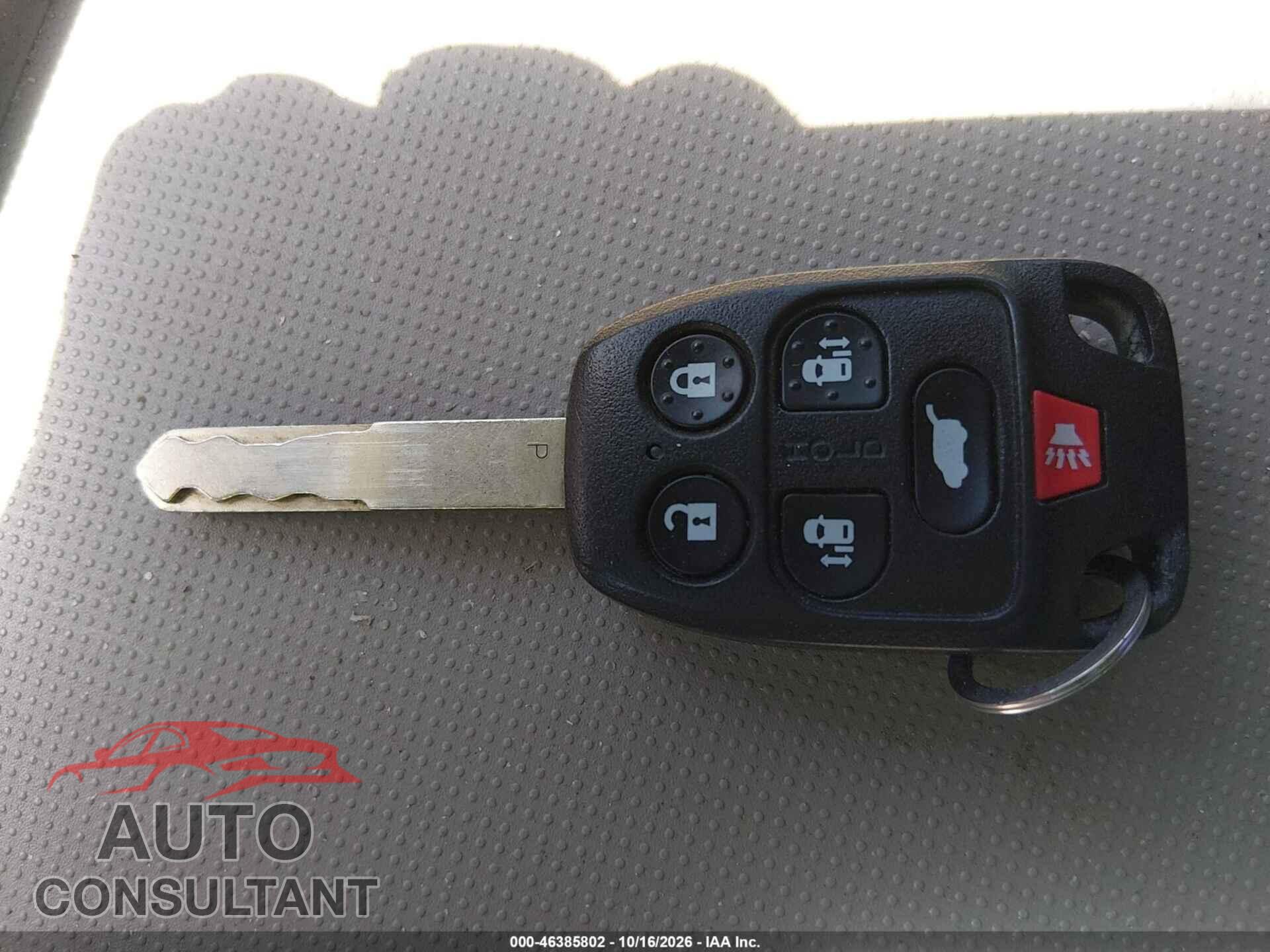 HONDA ODYSSEY 2011 - 5FNRL5H69BB012933