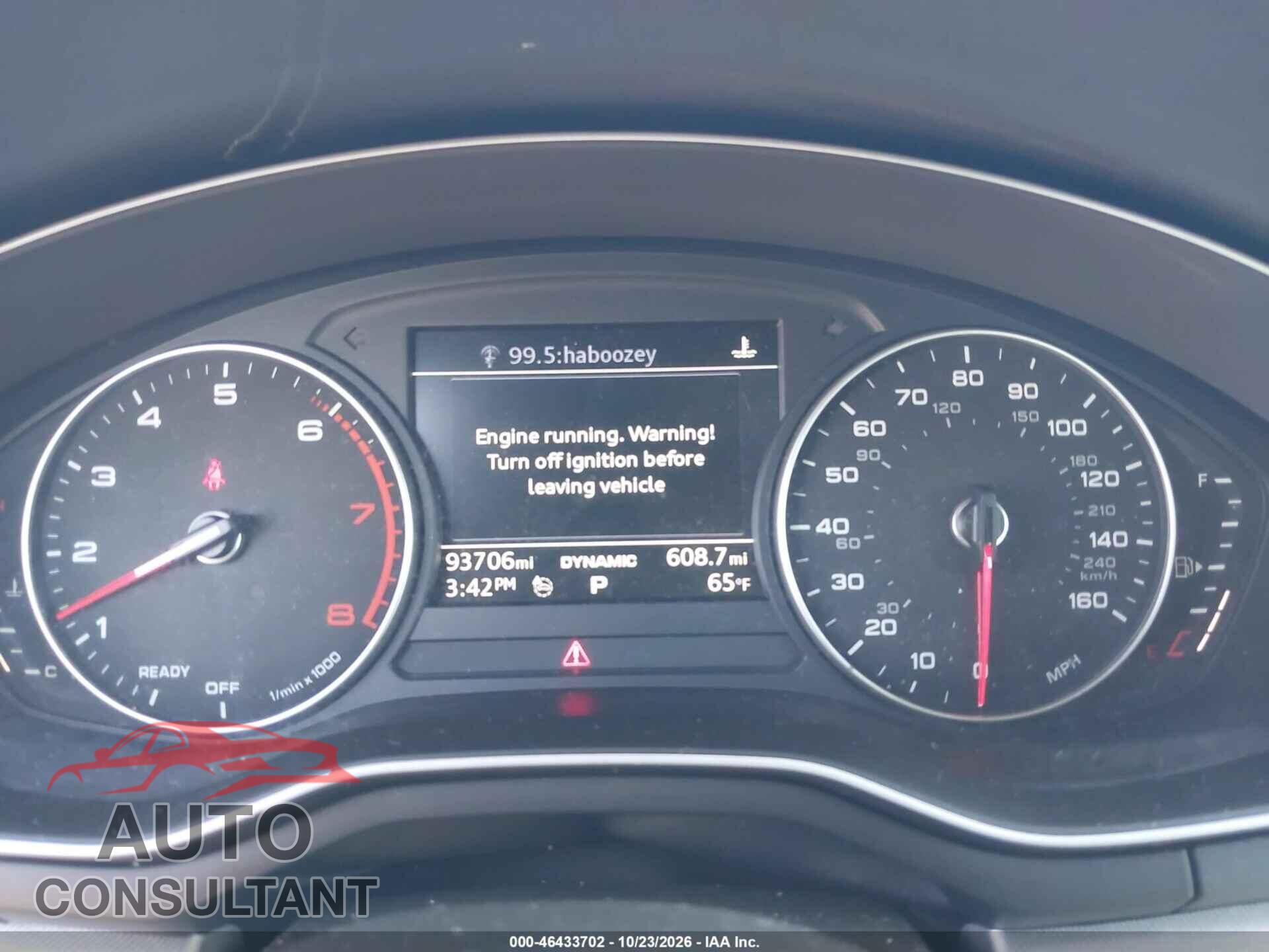 AUDI A4 2017 - WAUANAF49HN005733