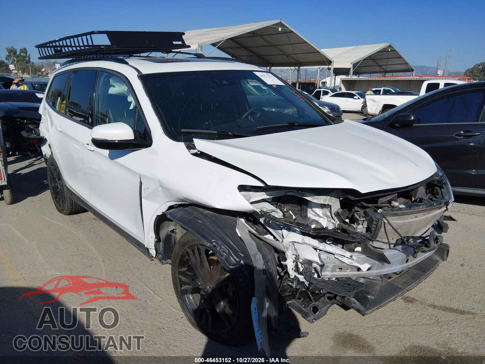 HONDA PILOT 2021 - 5FNYF6H72MB067647