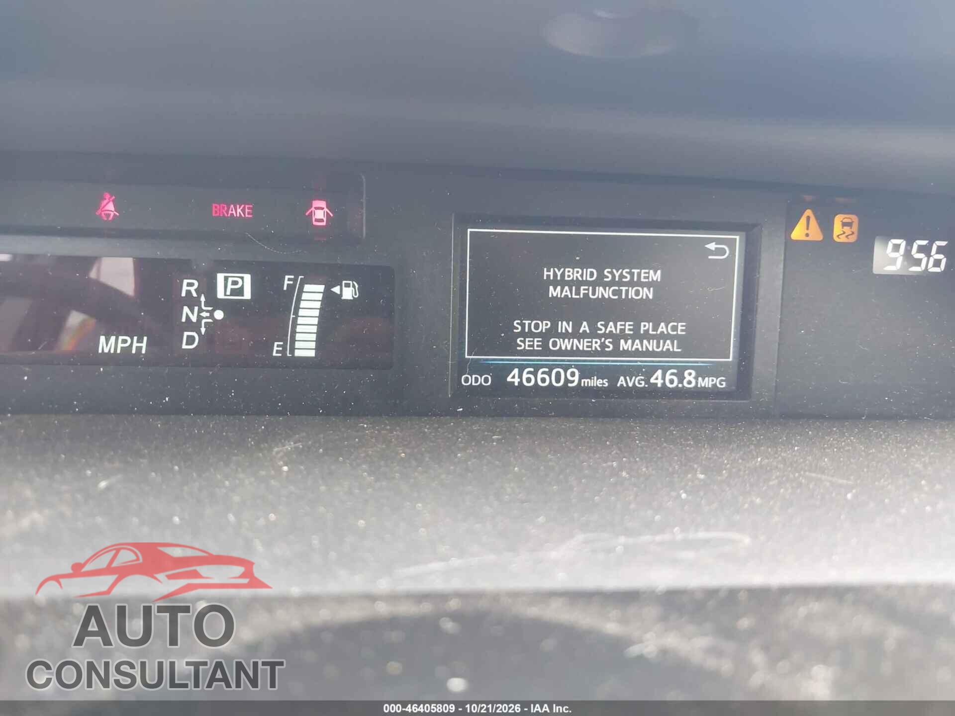 TOYOTA PRIUS V 2017 - JTDZN3EU7HJ055802