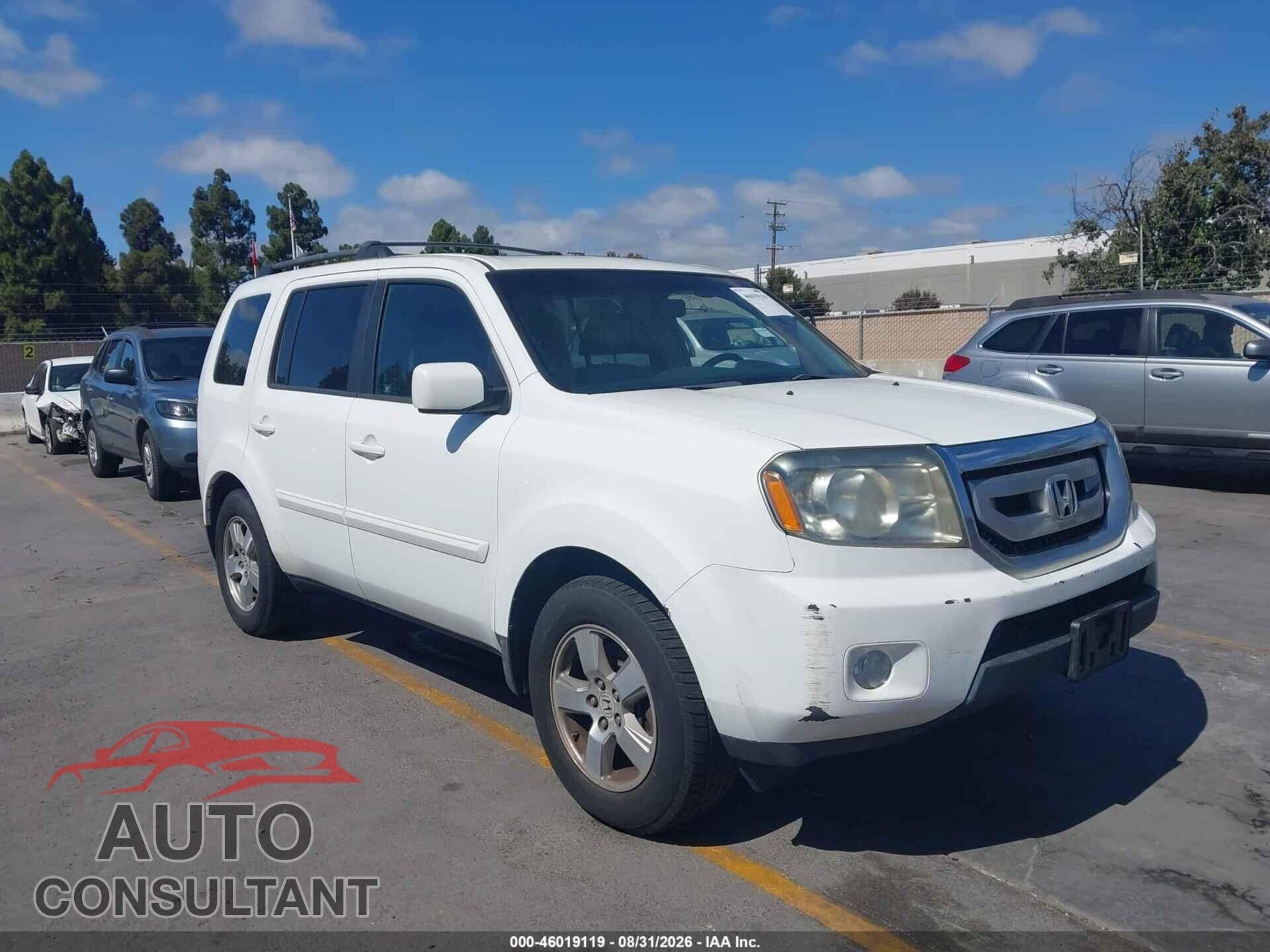 HONDA PILOT 2009 - 5FNYF48509B055989