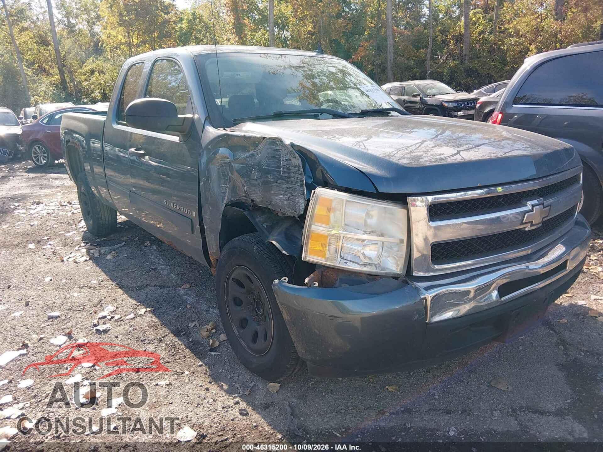 CHEVROLET SILVERADO 1500 2009 - 2GCEC19CX91120809