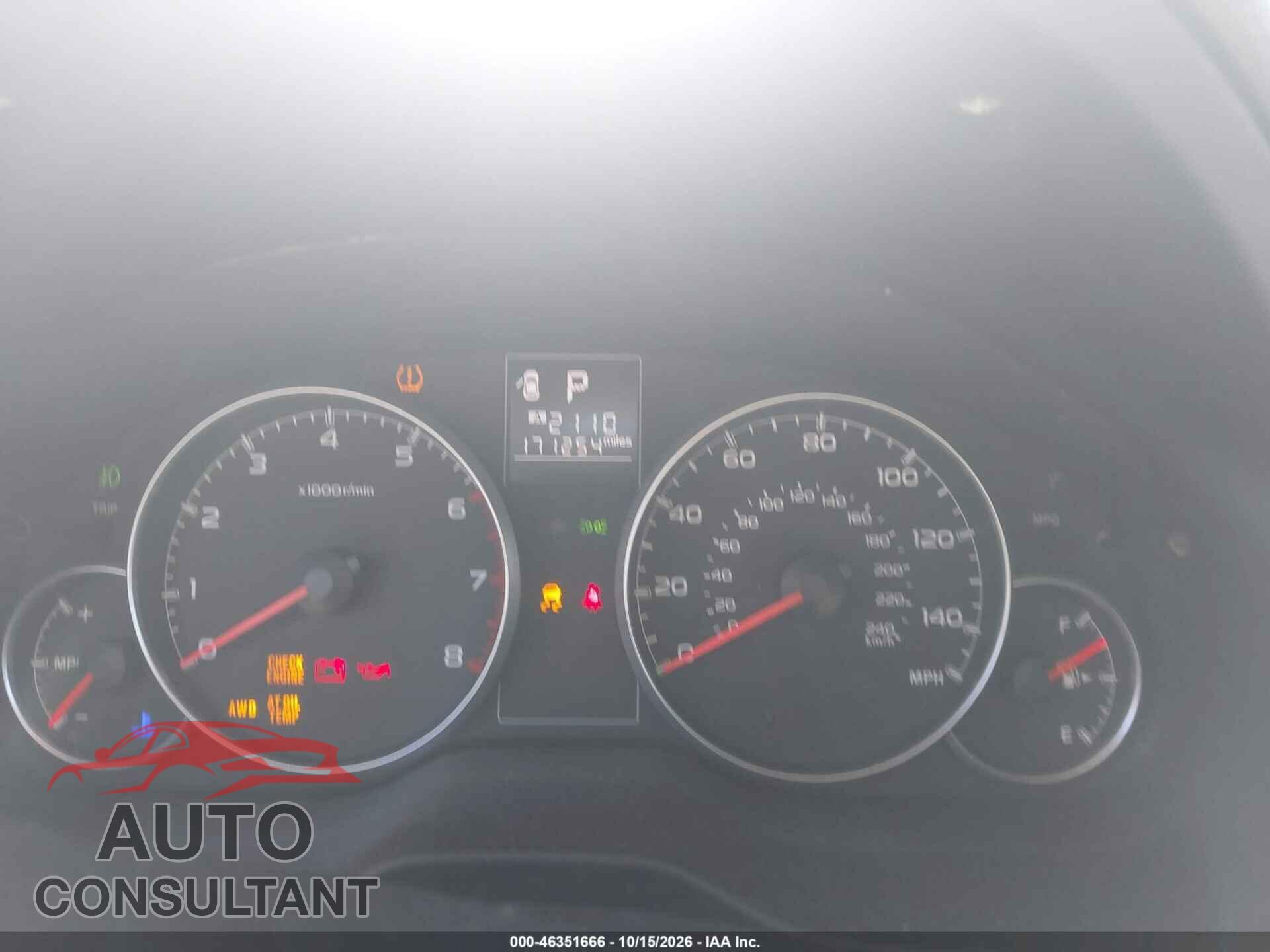 SUBARU OUTBACK 2014 - 4S4BRBCC6E3273767