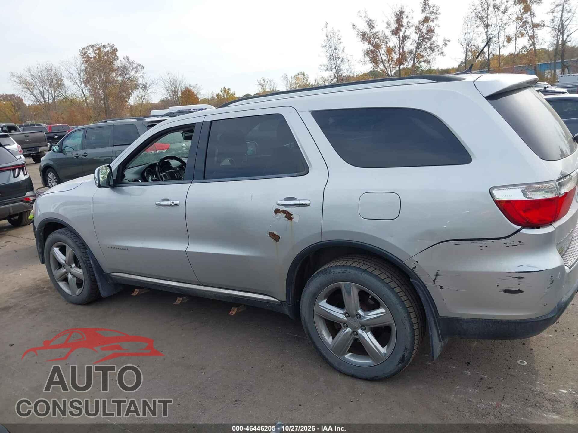 DODGE DURANGO 2012 - 1C4RDJEG7CC301570